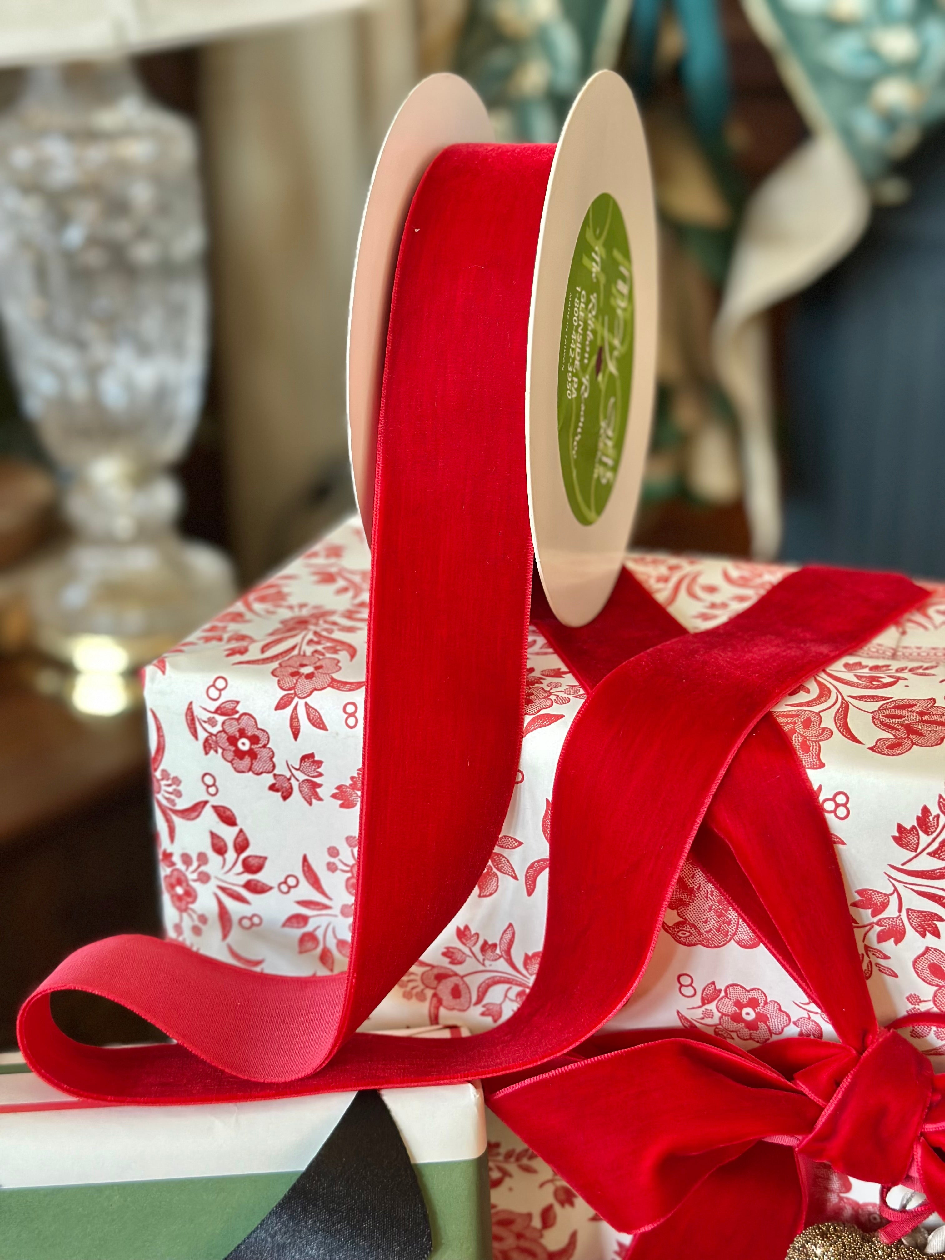 1.5” Wide, Classic Red Velvet