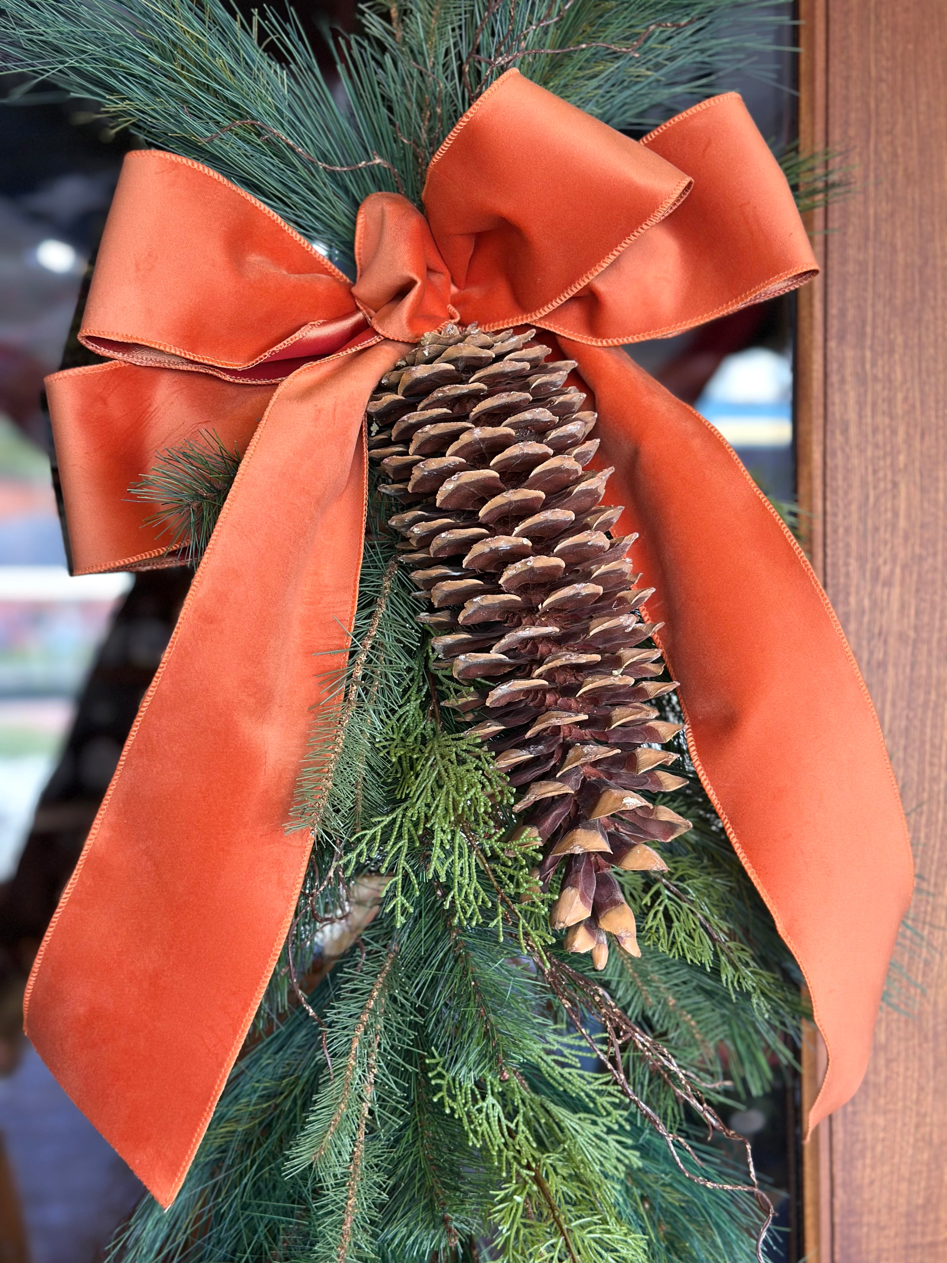 Noble Fur Mix Teardrop with Floppy Velvet Bow (COLOR OPTIONS)