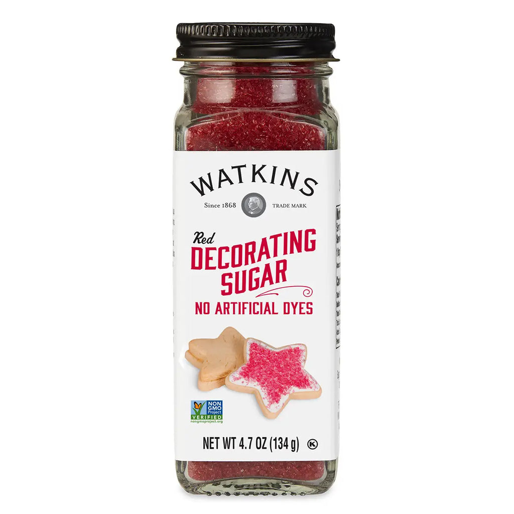 Red Decorating Sugar- 4.7 oz
