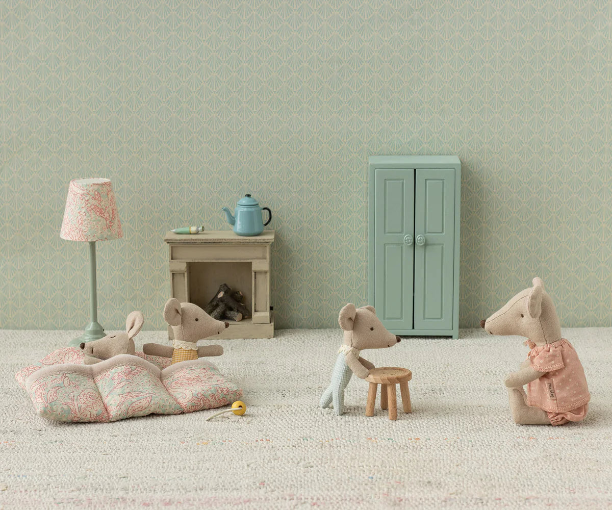 Maileg- Triplets, Baby mice in matchbox-Checker