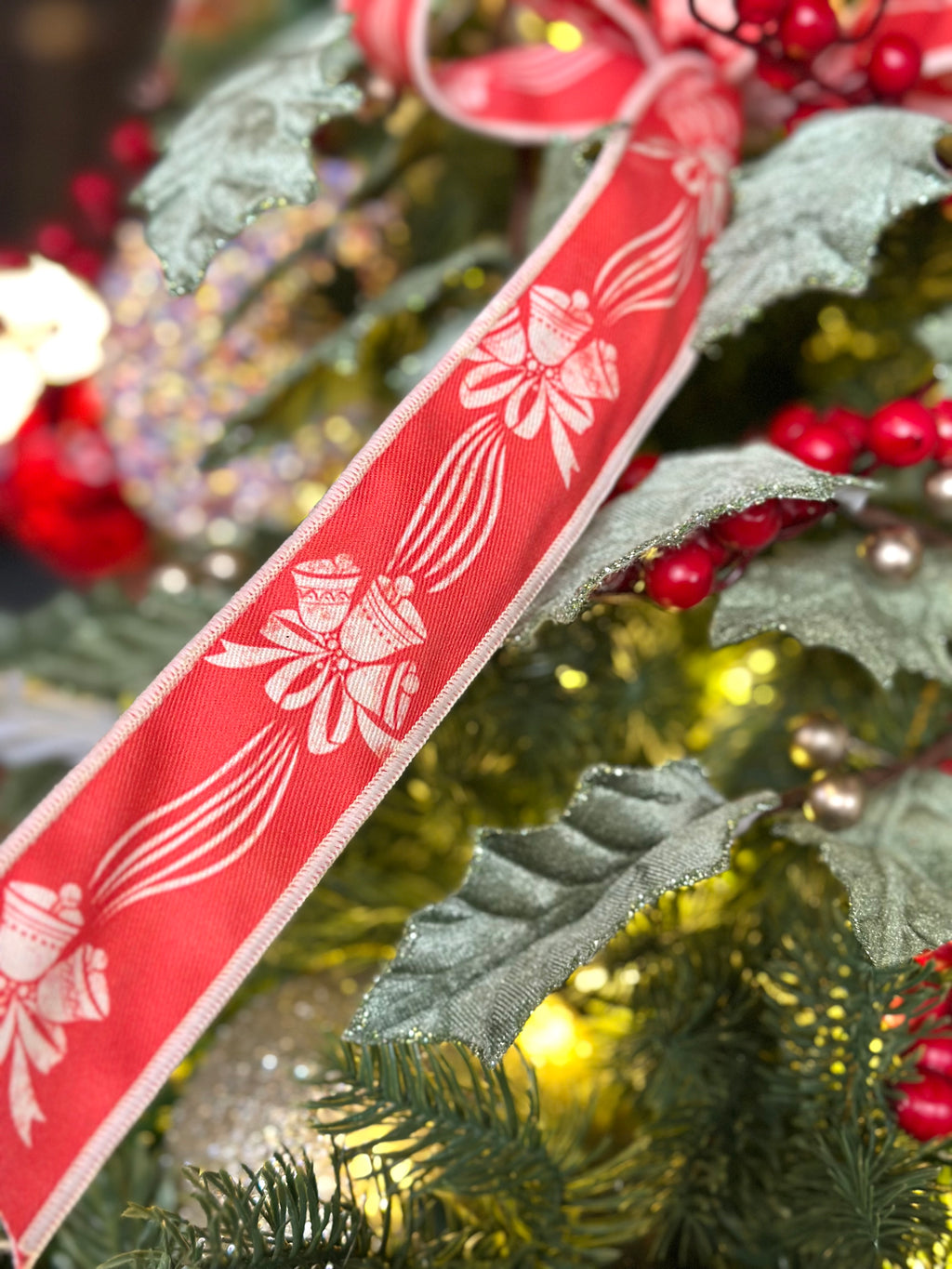 Vintage Red Bells & Bows