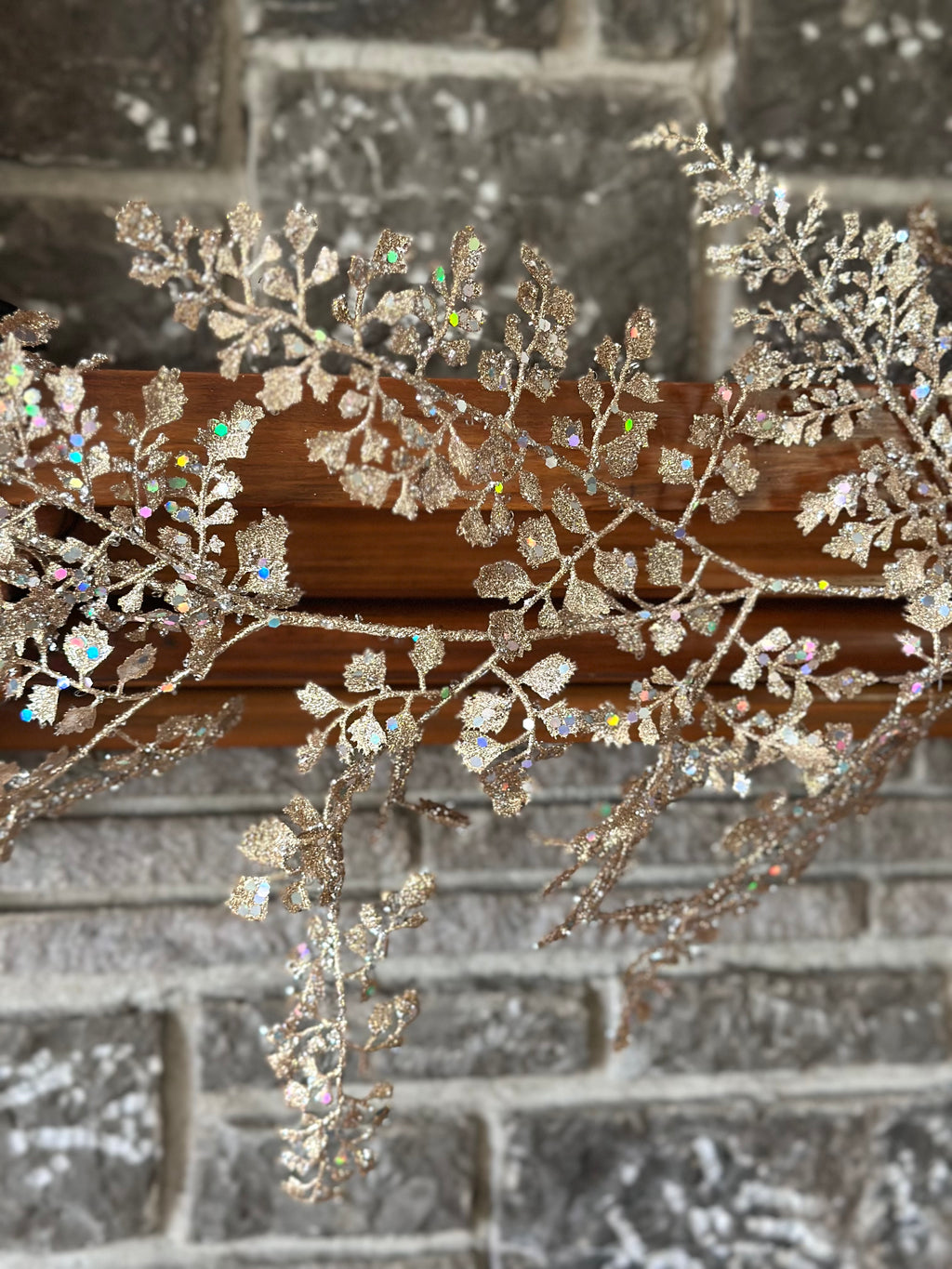 48" GLITTER SEQUIN MAIDEN HAIR GARLAND