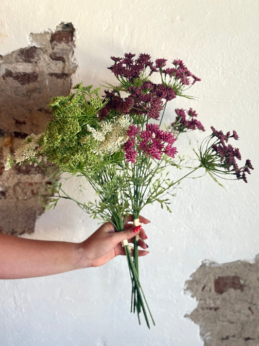19.5" QUEEN ANNE'S LACE BUNDLE (Multiple Options)