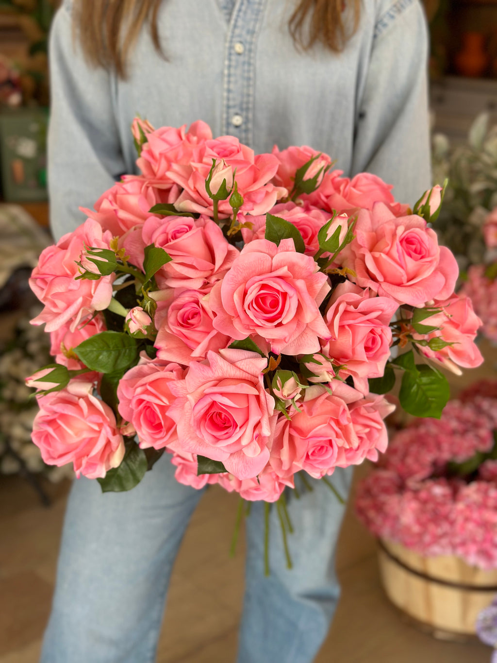 REAL TOUCH ROSE 26" -PINK