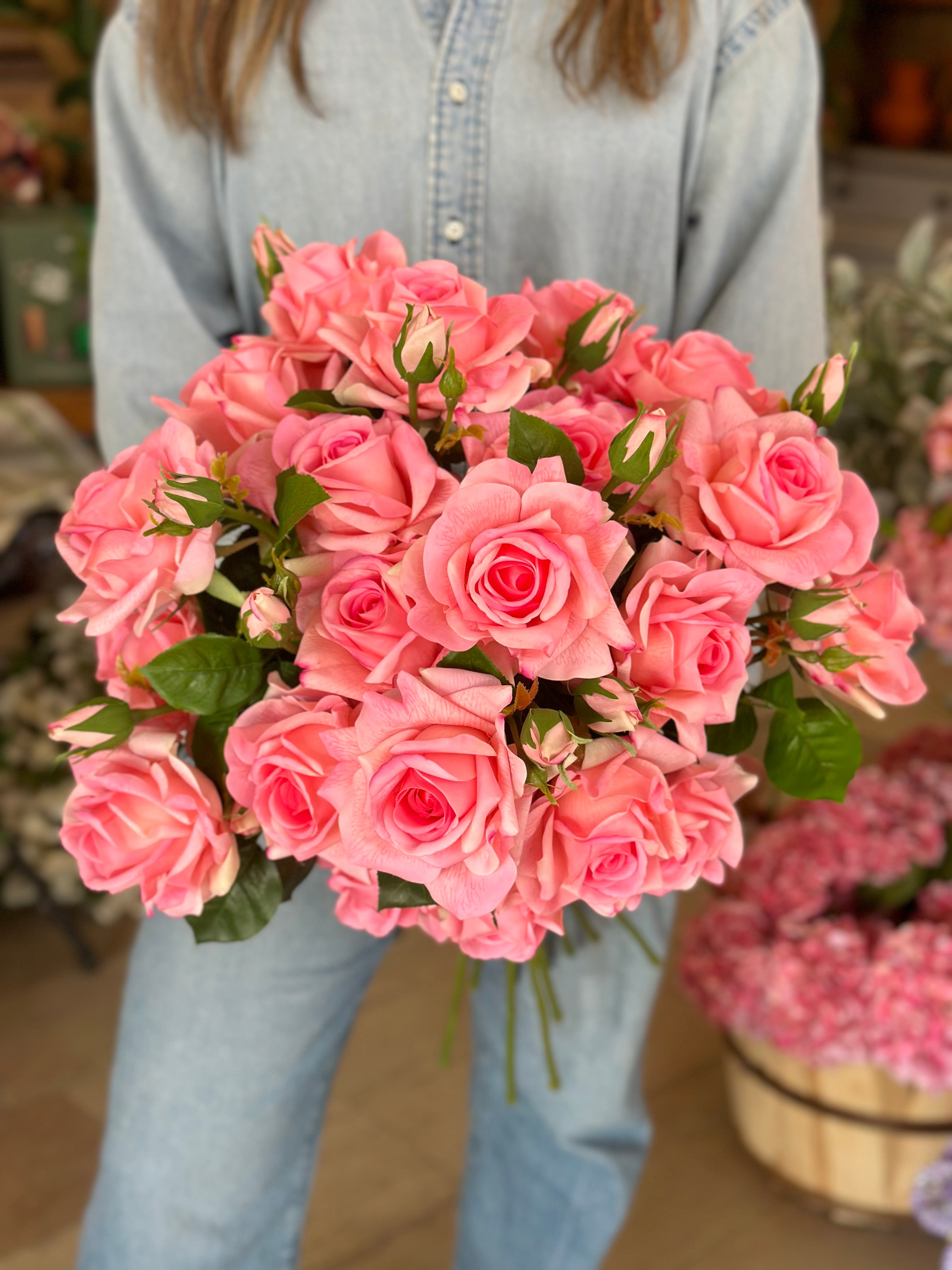 REAL TOUCH ROSE 26" -PINK