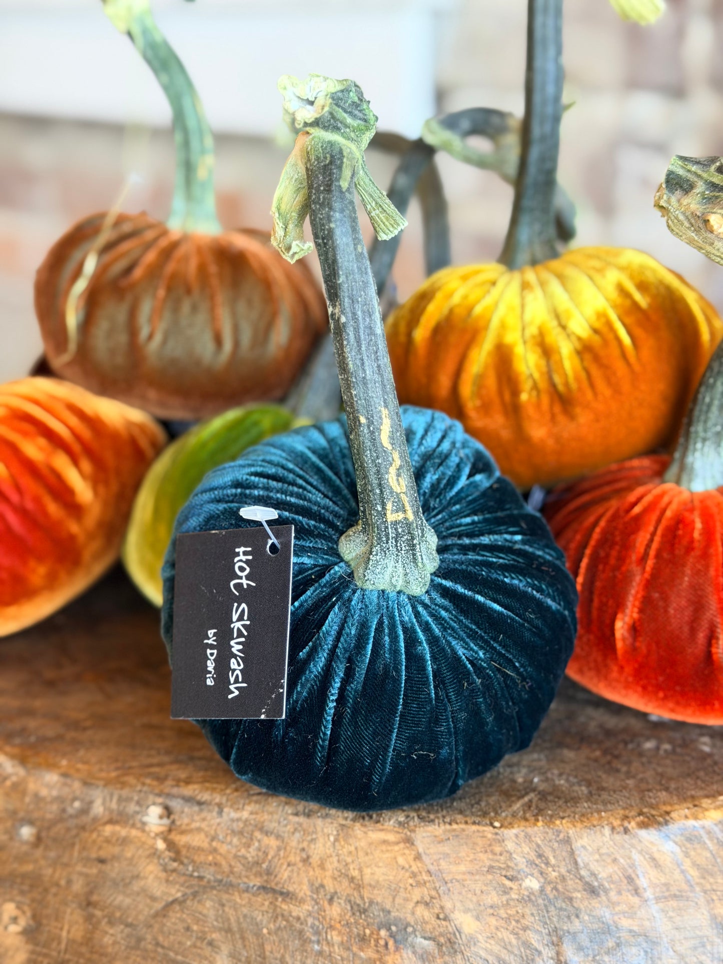 4" Velvet Pumpkin (Silk Options)