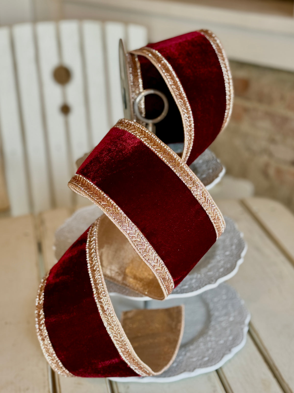 4” Baguettes, Burgundy, SOLD BY THE YARD