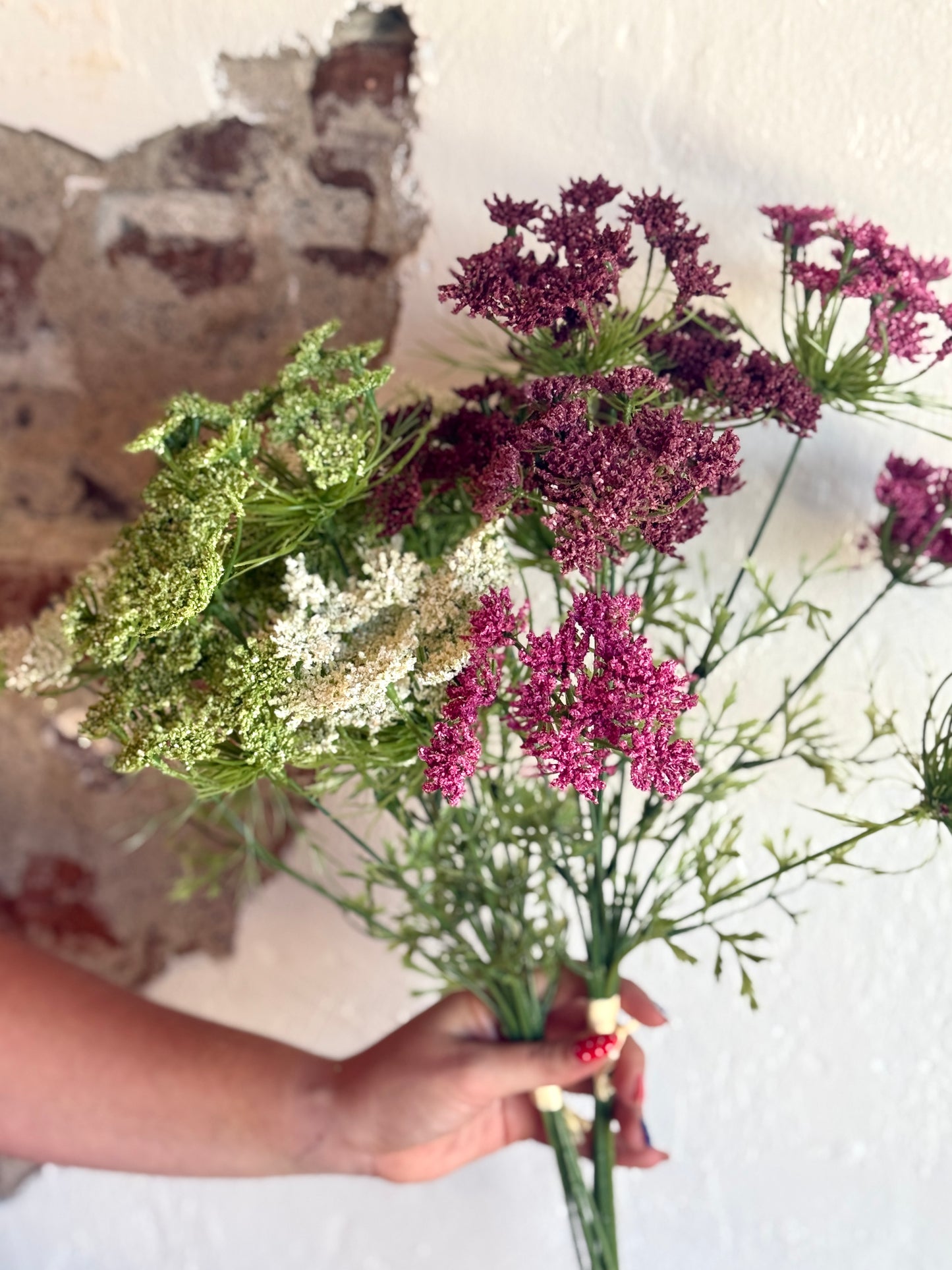 19.5" QUEEN ANNE'S LACE BUNDLE (Multiple Options)