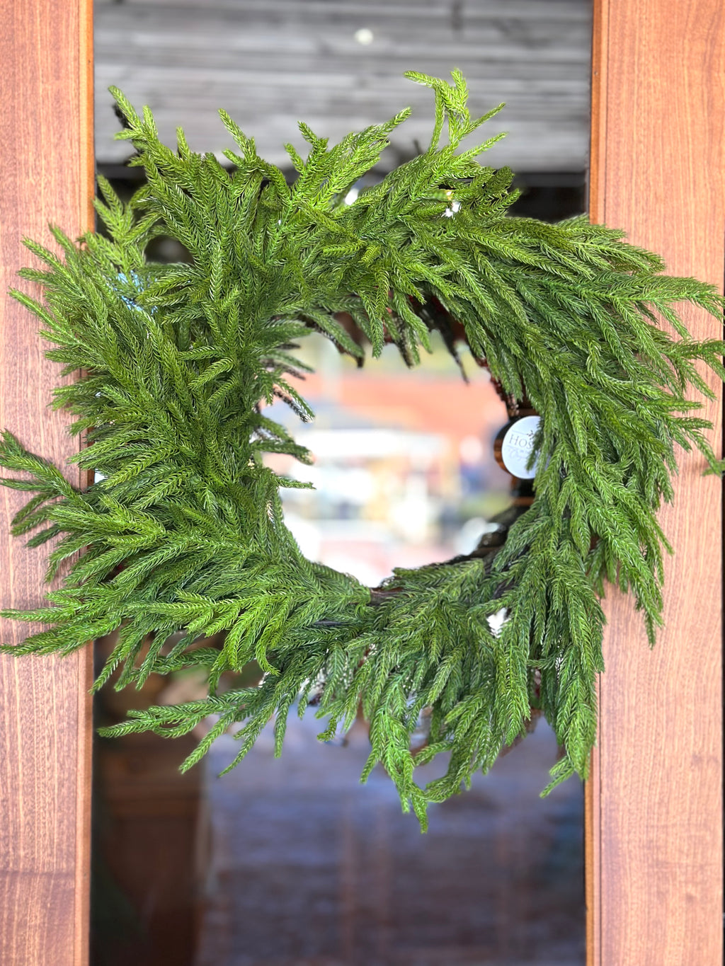 24" JUST CUT NORFOLK PINE WREATH