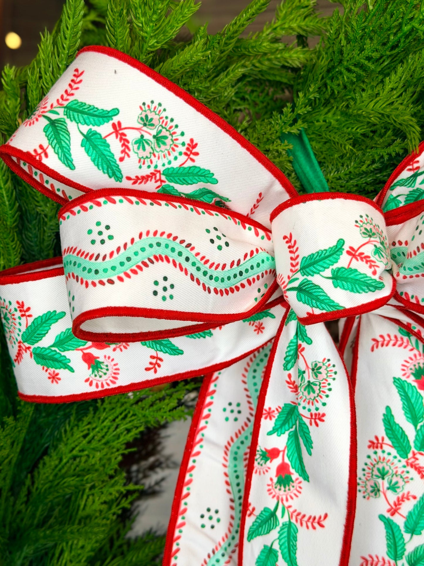 White Christmas Bow