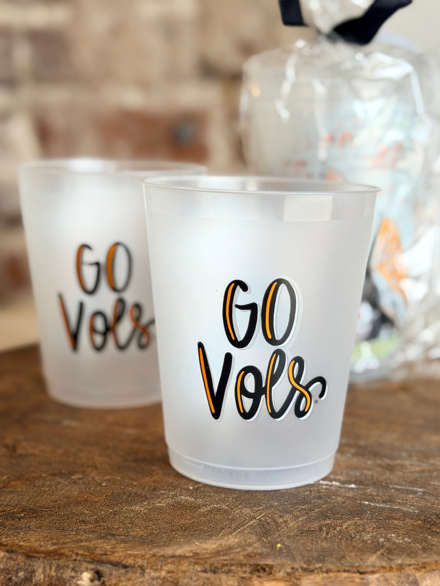 Tennessee Mascot Frosted Cups Set - Set of 8