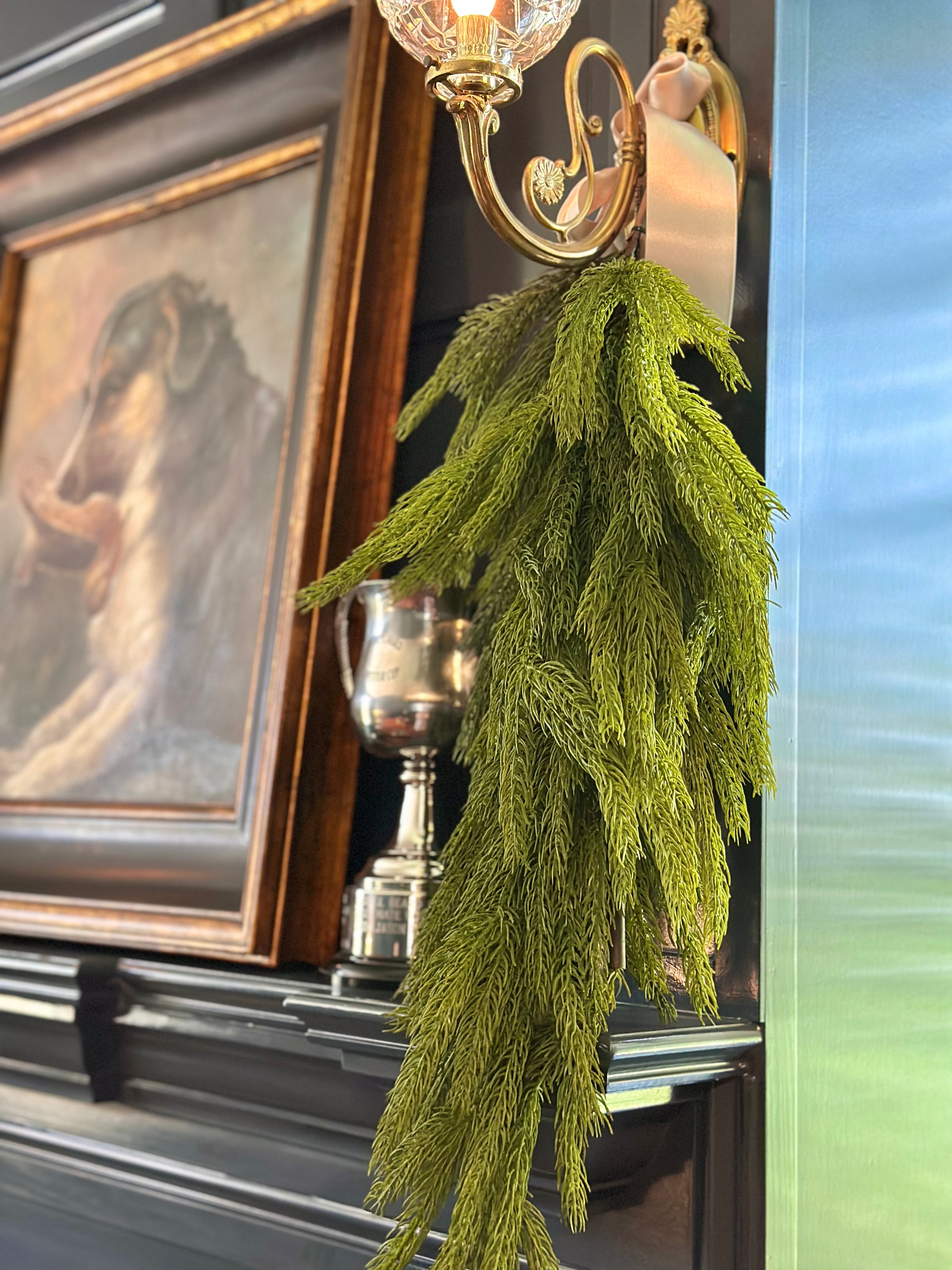 *ONLINE EXCLUSIVE* 36" REAL TOUCH FOREST NORFOLK PINE TEARDROP