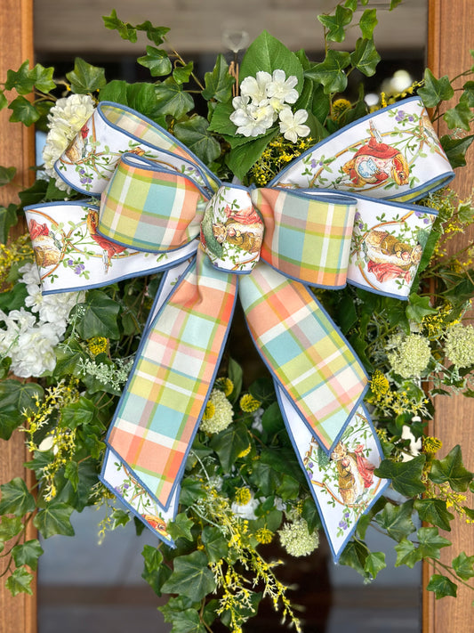Mr. Jeremy Fisher & Mrs. Rabbit Bow