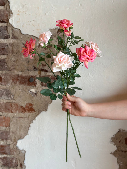 24" Curled Garden Rose