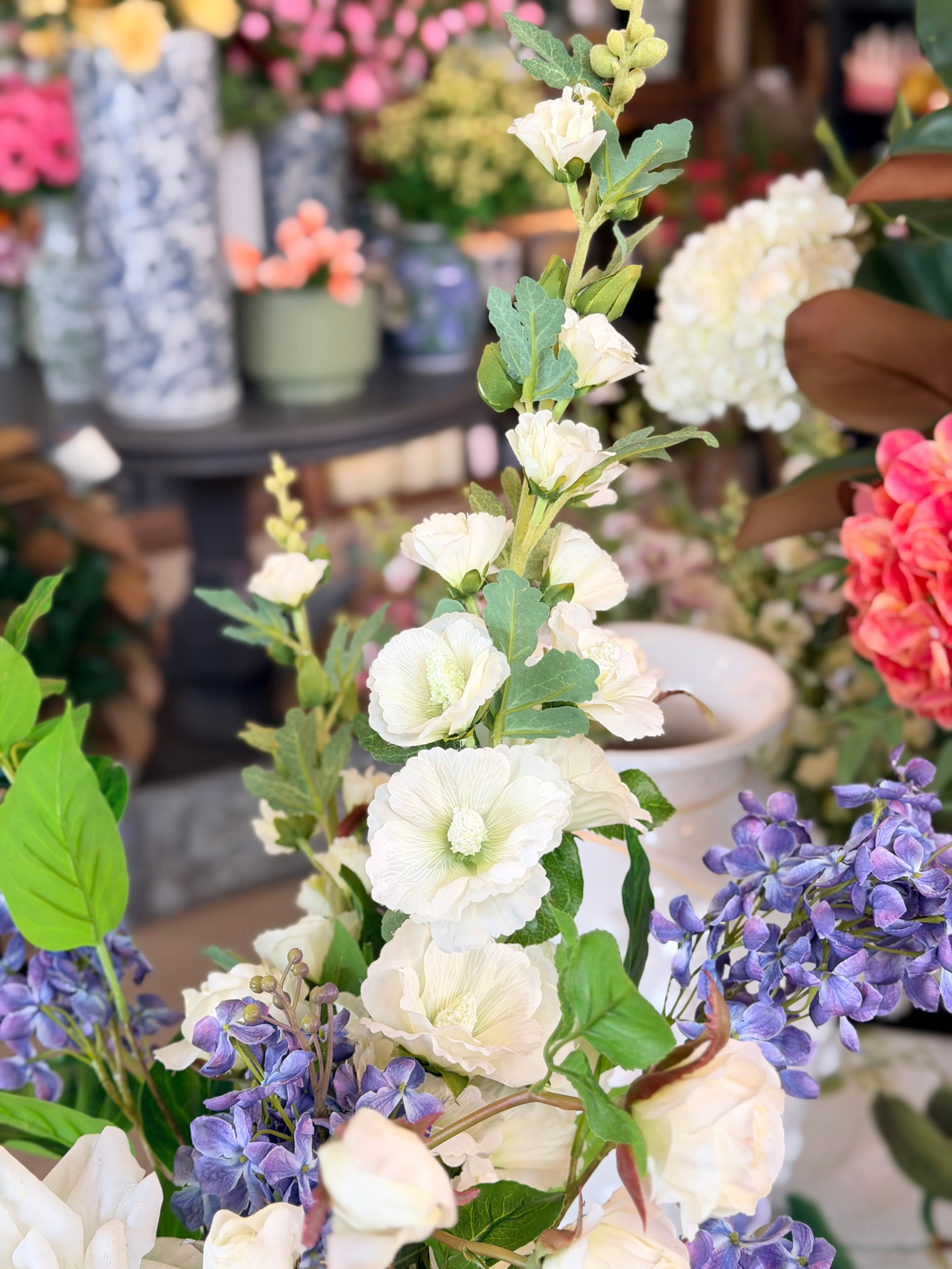 Rose & Hollyhock Bouquet
