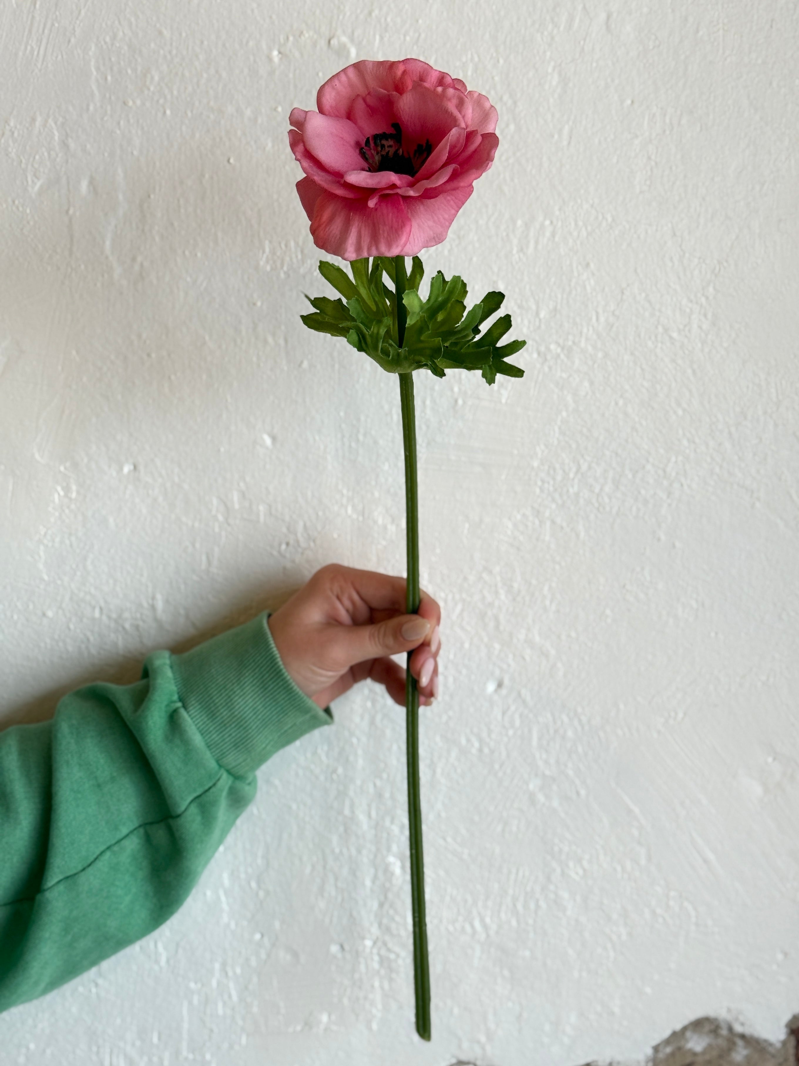 20.5" Coral Real Touch Buttercup Wildflower