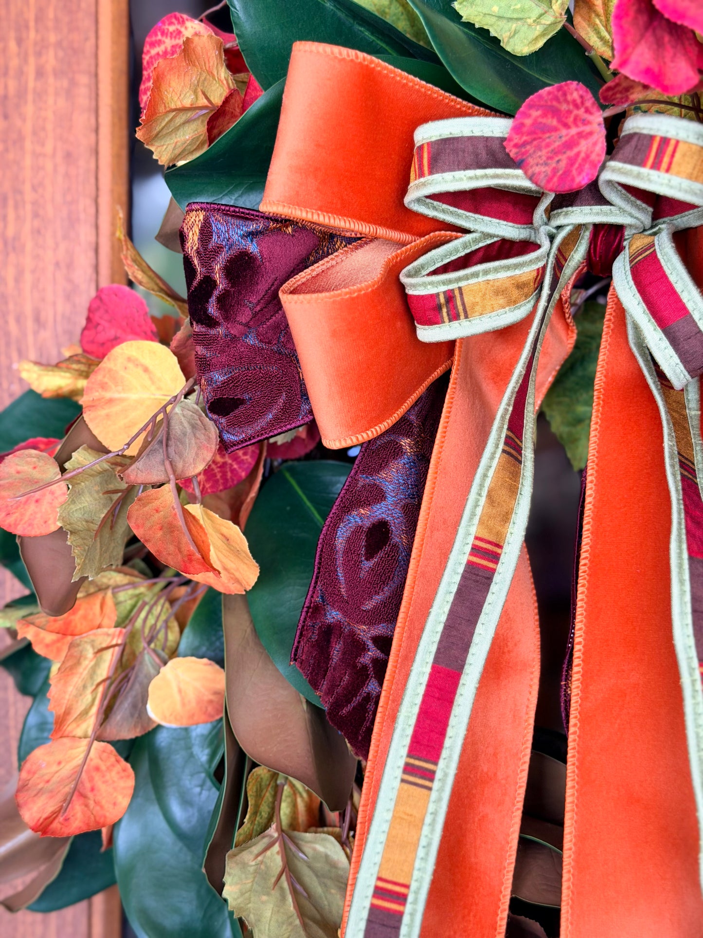 Autumn Afternoon Wreath & Bow