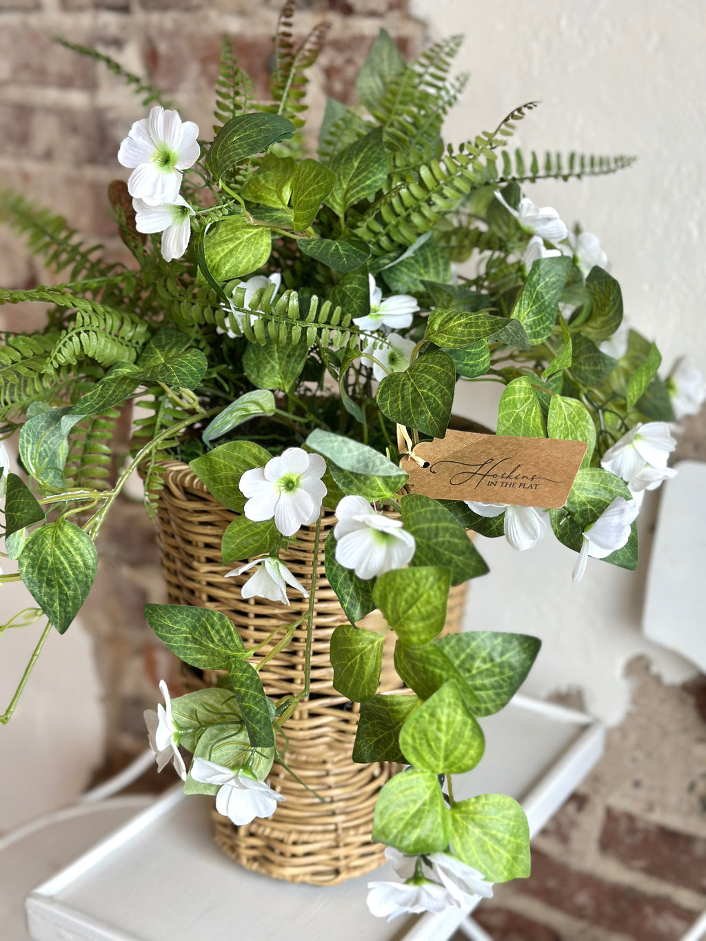 Petunia & Fern Arrangement