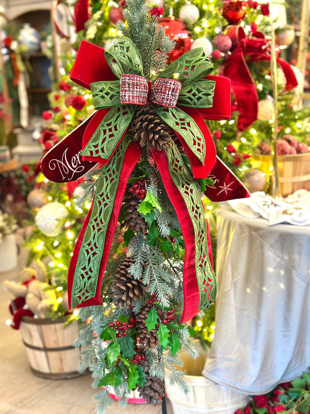 Merry Christmas and Tweed Swag