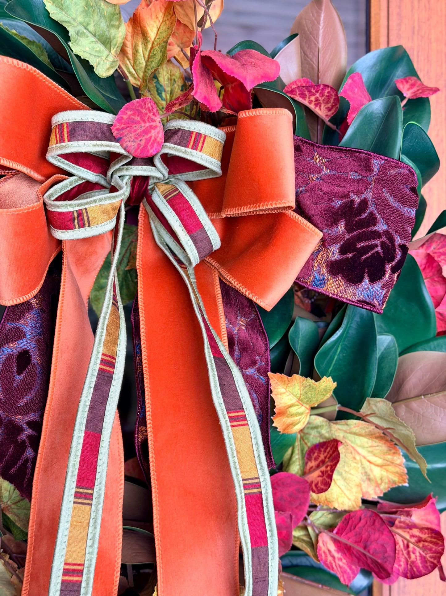 Autumn Afternoon Wreath & Bow