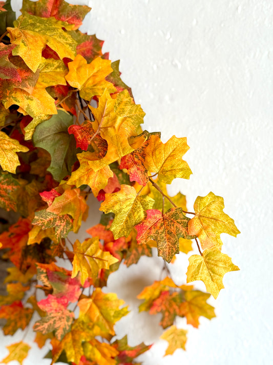 33" FALL MAPLE HANGING BUSH, AUTUMN