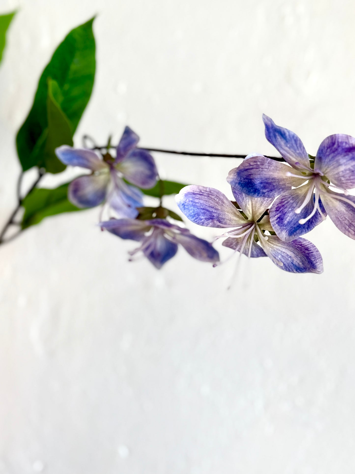 32" SAPPHIRE SHOWERS FLOWER VINE, BLUE