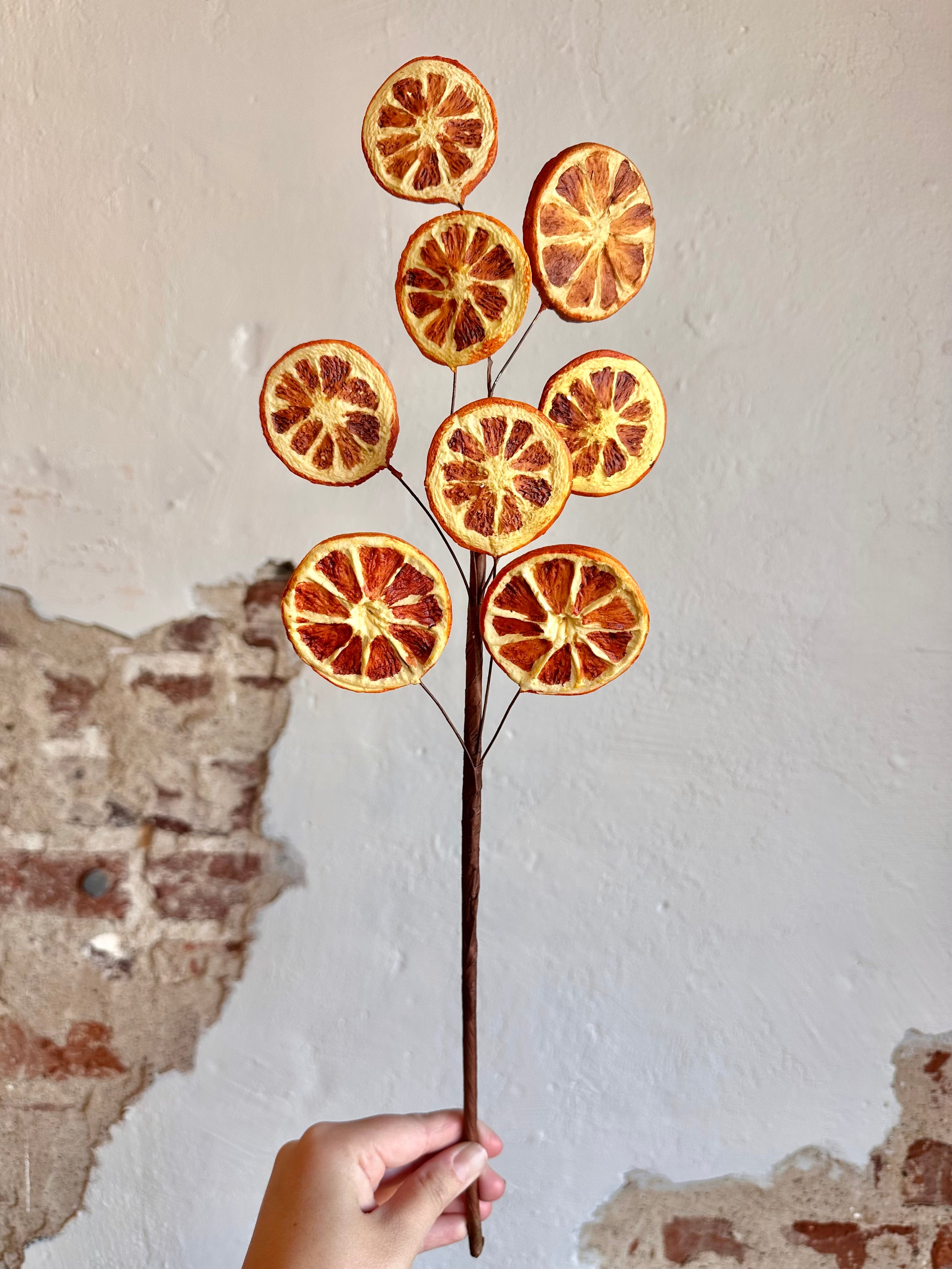 18.5" ORANGE SLICE SPRAY