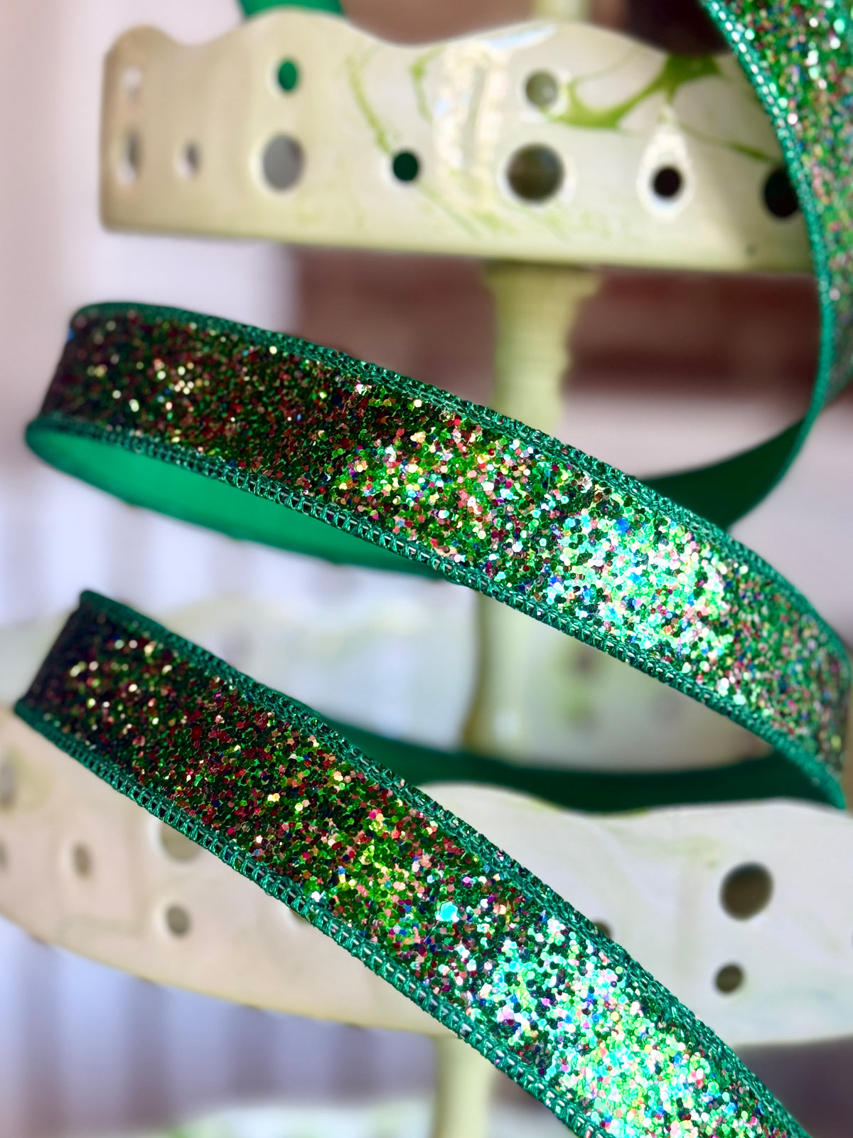 1” Confetti Glitter, SOLD BY THE YARD