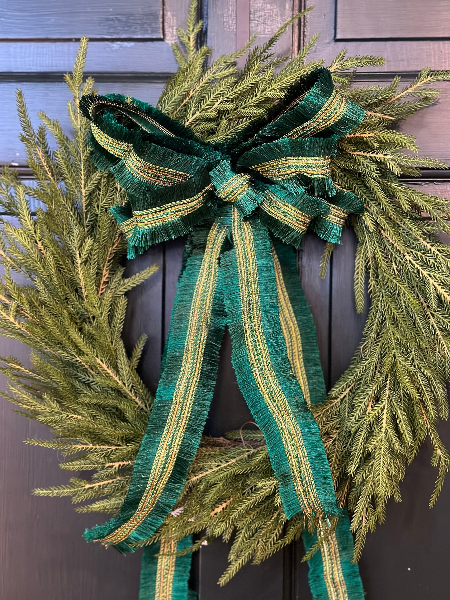 Green & Gold Bow