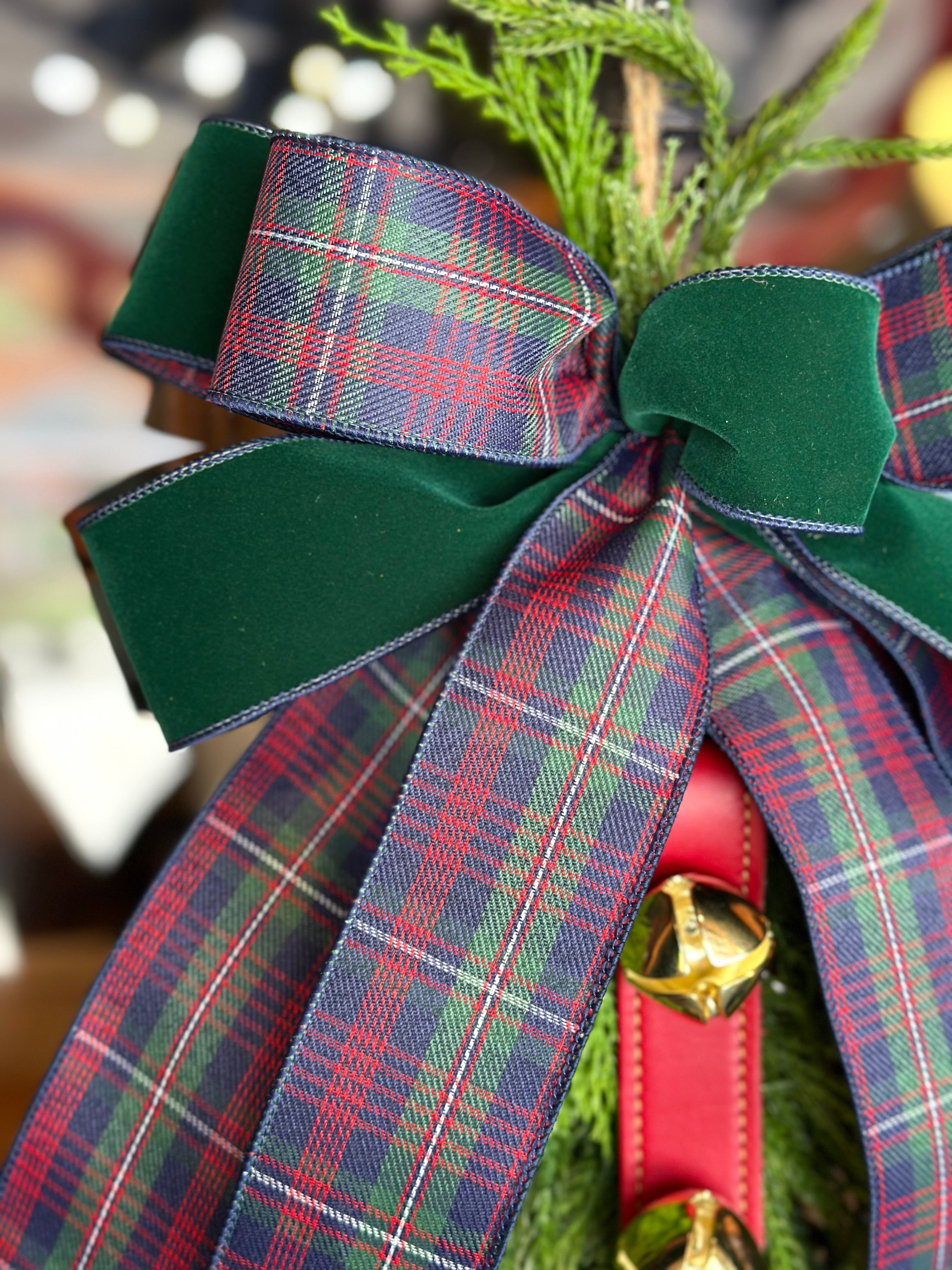 Blue Plaid Drop with Belsnickel Strap