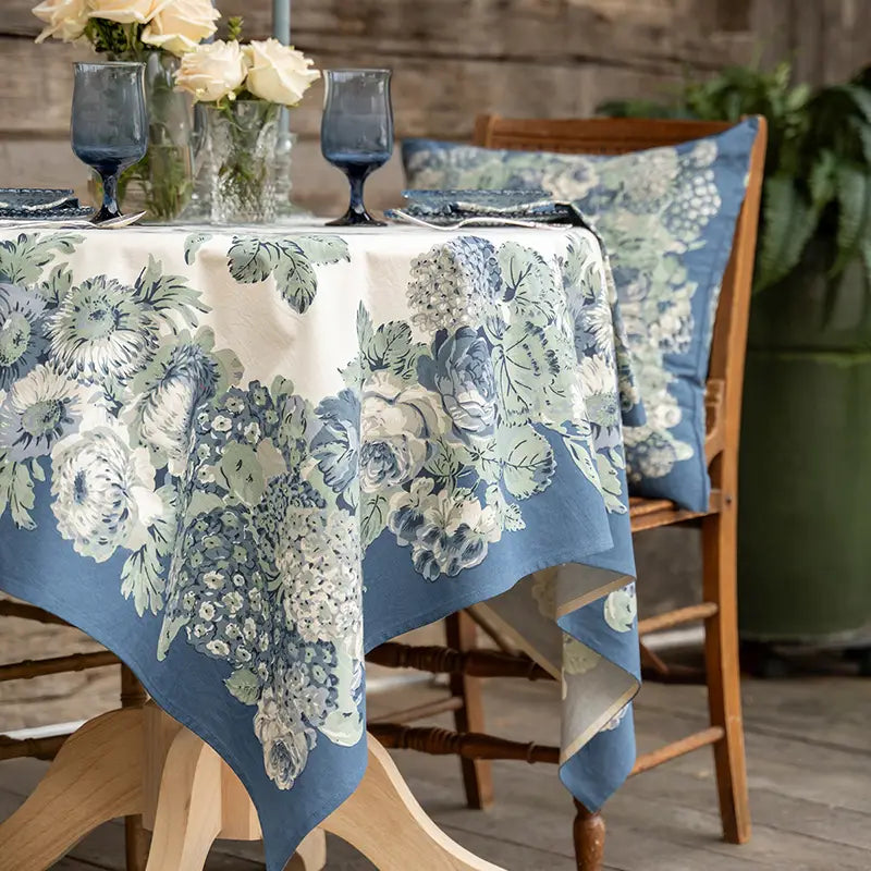 Autumn Gathering Tablecloth - Blue - 60x90