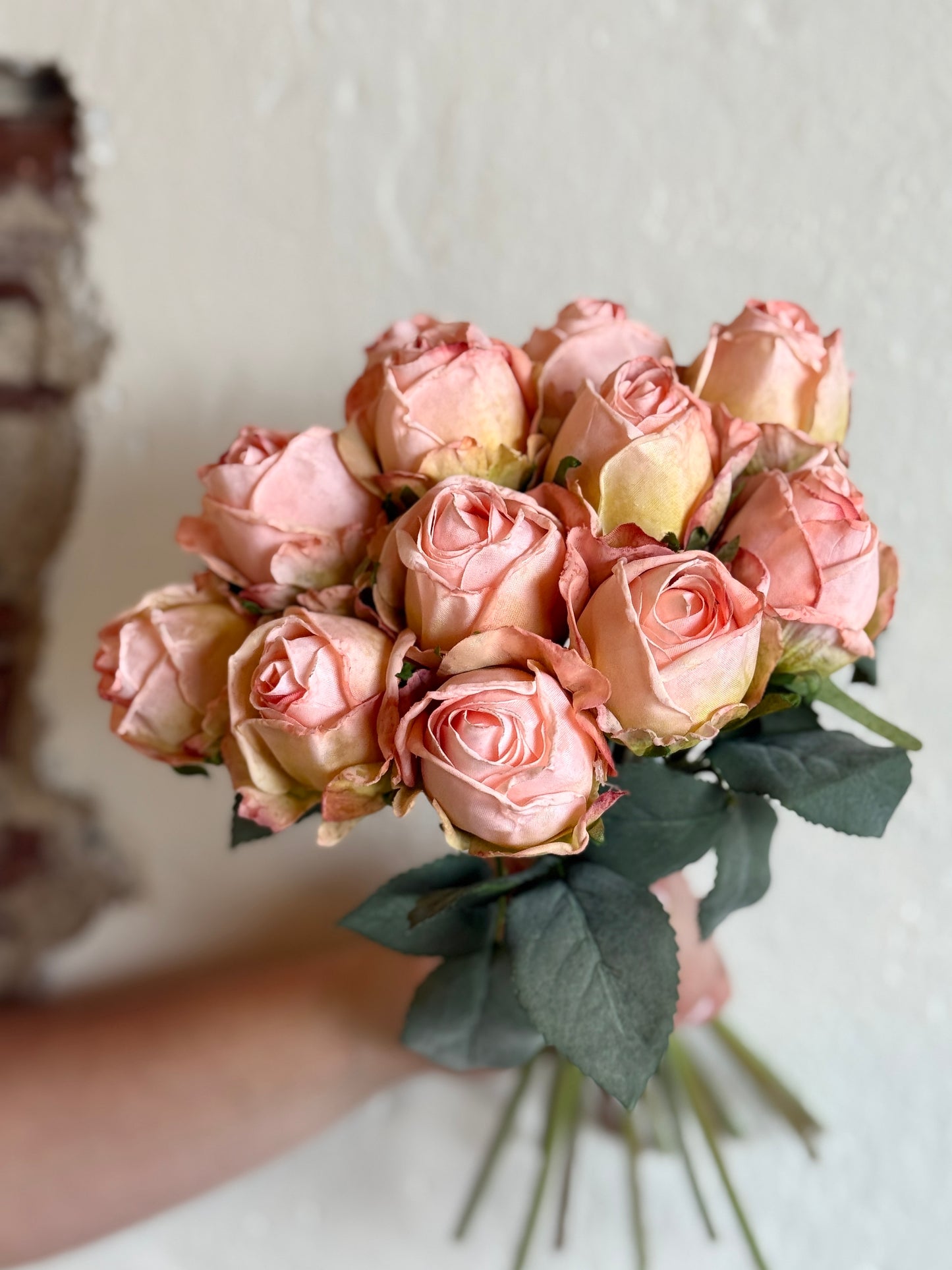 10" "FREEZE-DRY" ROSE BUNCH (COLOR OPTIONS)