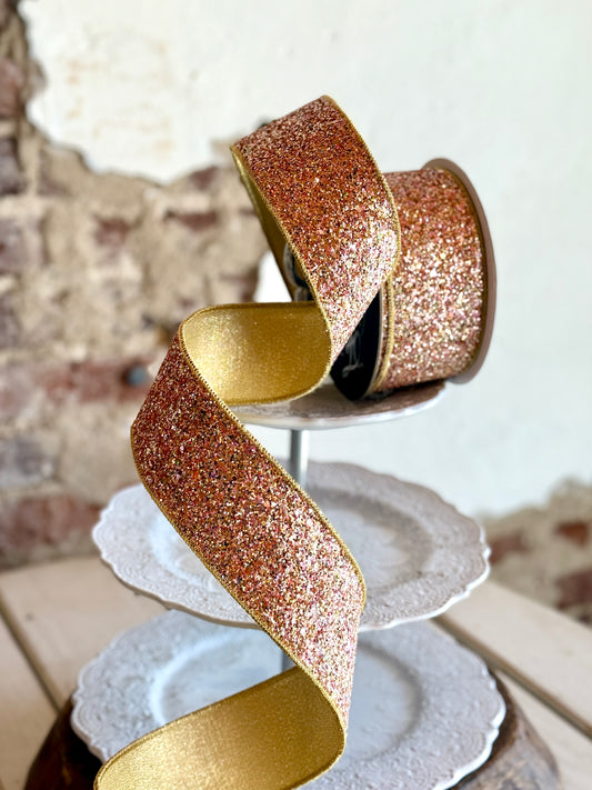 2.5" CANDY GLITTER - Sold by the yard