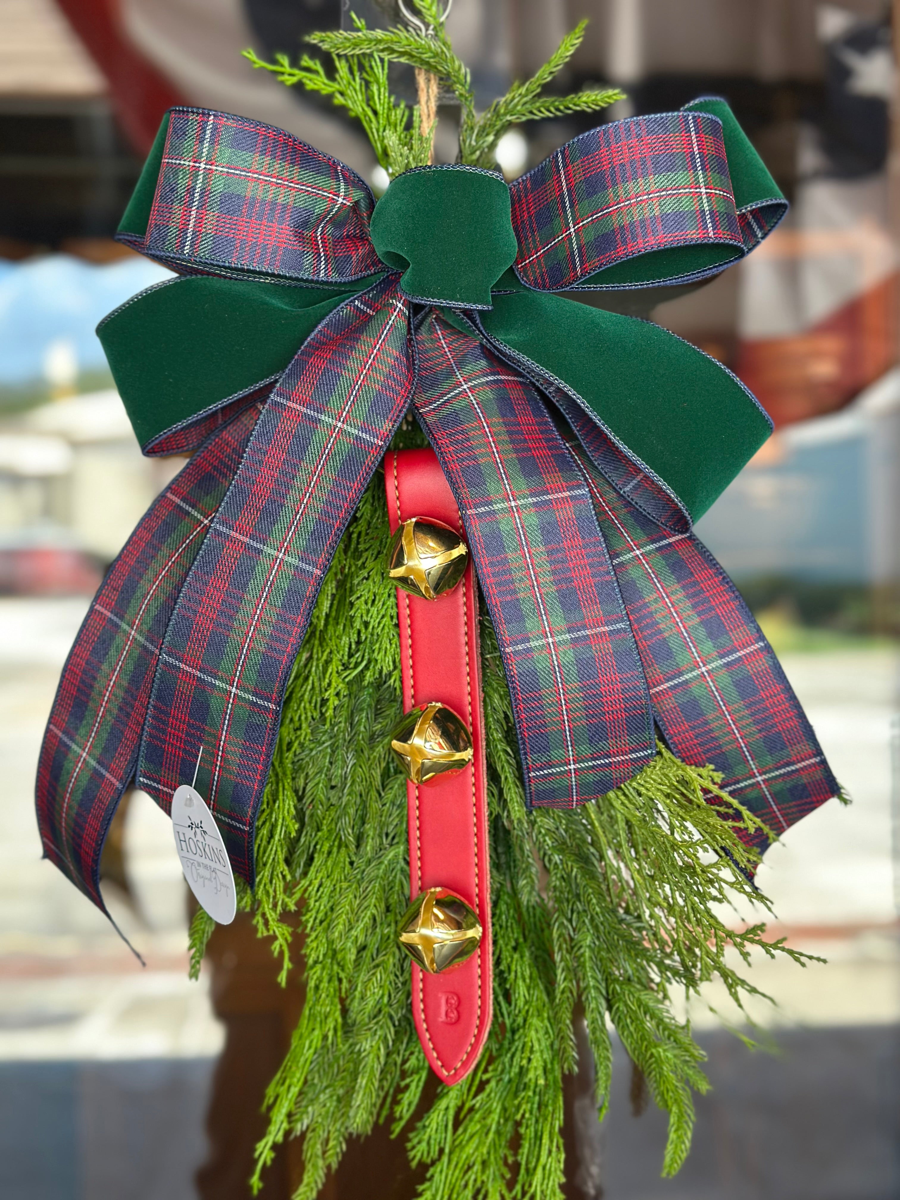 Blue Plaid Drop with Belsnickel Strap