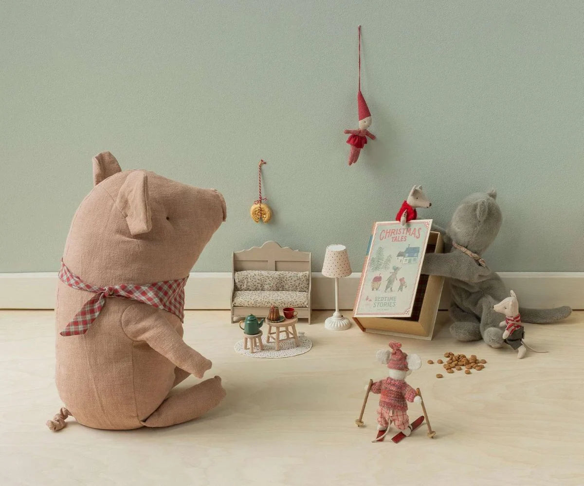 Maileg - Kitchen Bench, Mouse - Light Sand
