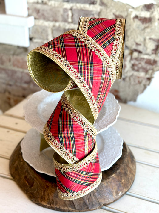 4” Multi Regal Plaid Ribbon