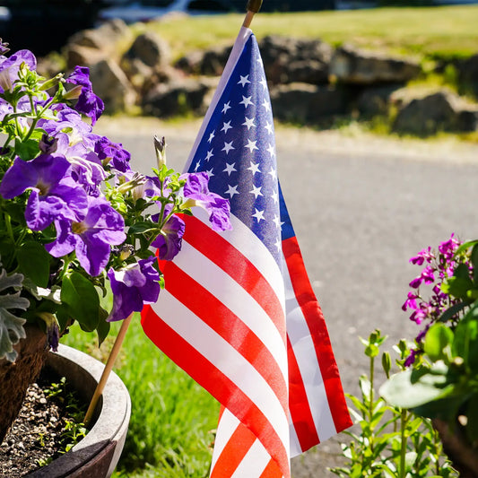 U.S. Flag 12x18 Stick Flag