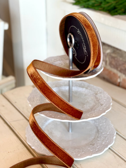 1" SPRING VELVET- PECAN