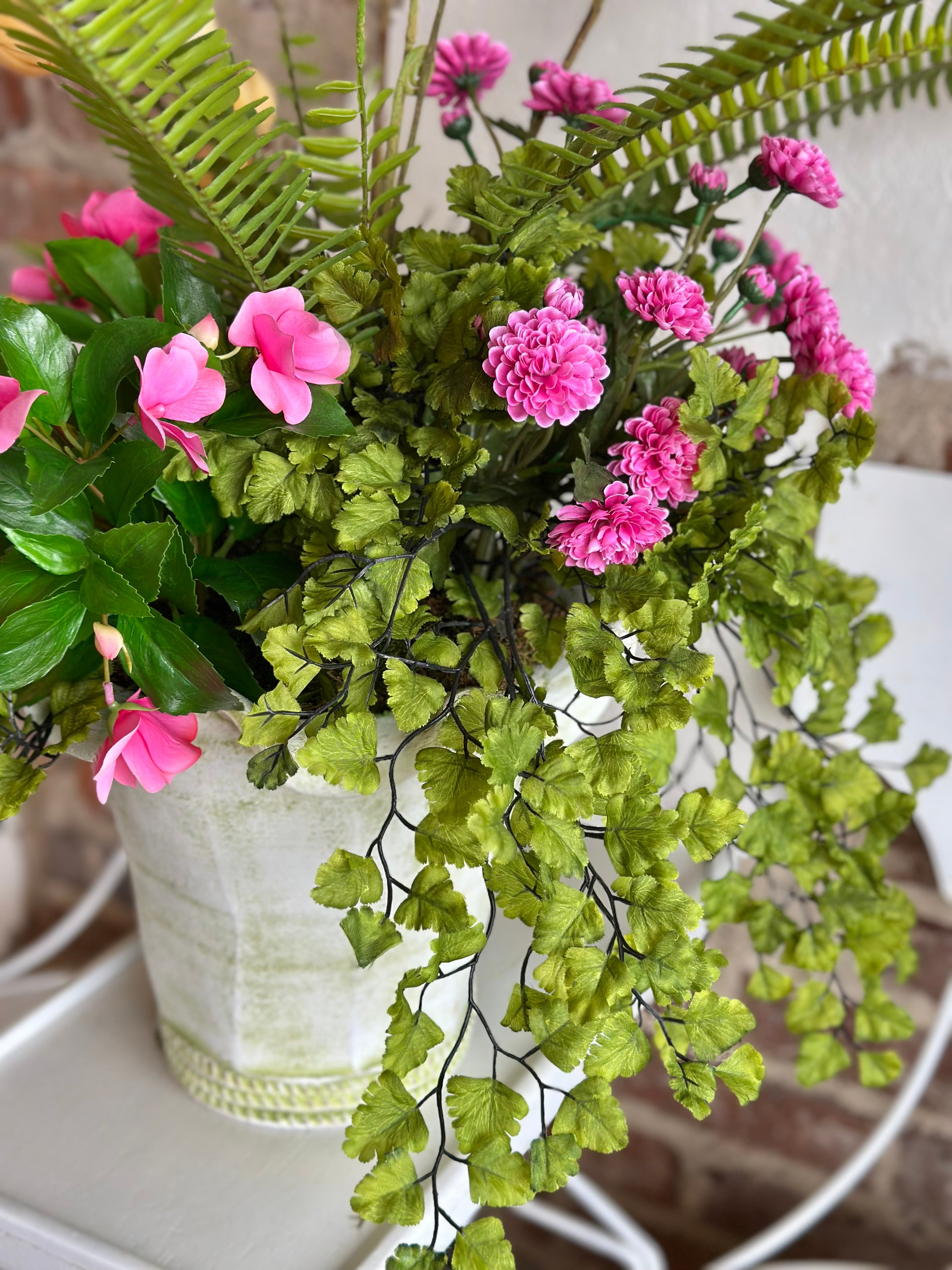 Spring Florals and Fern Mix