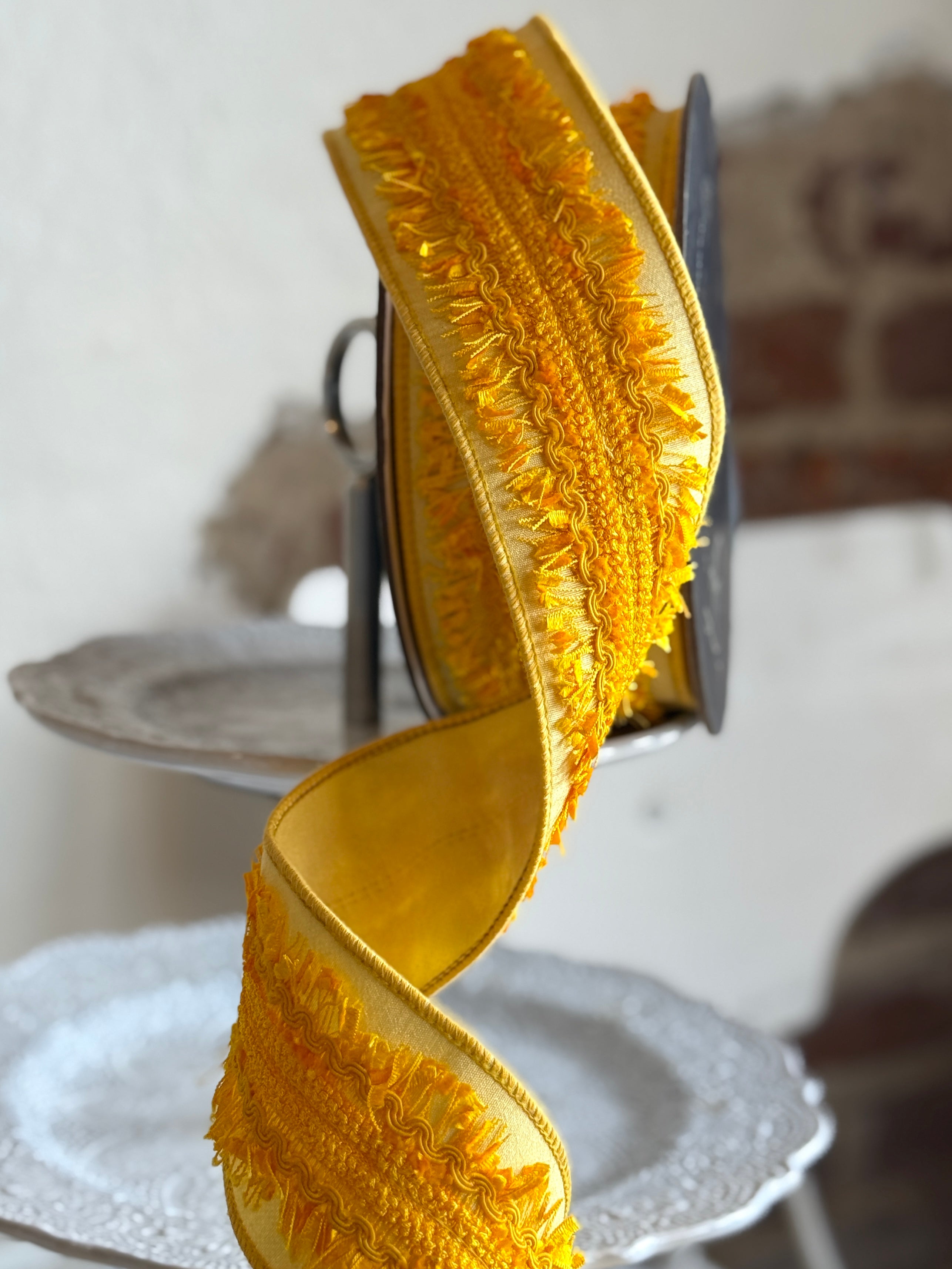 2.5” Luscious Ribbon, Yellow