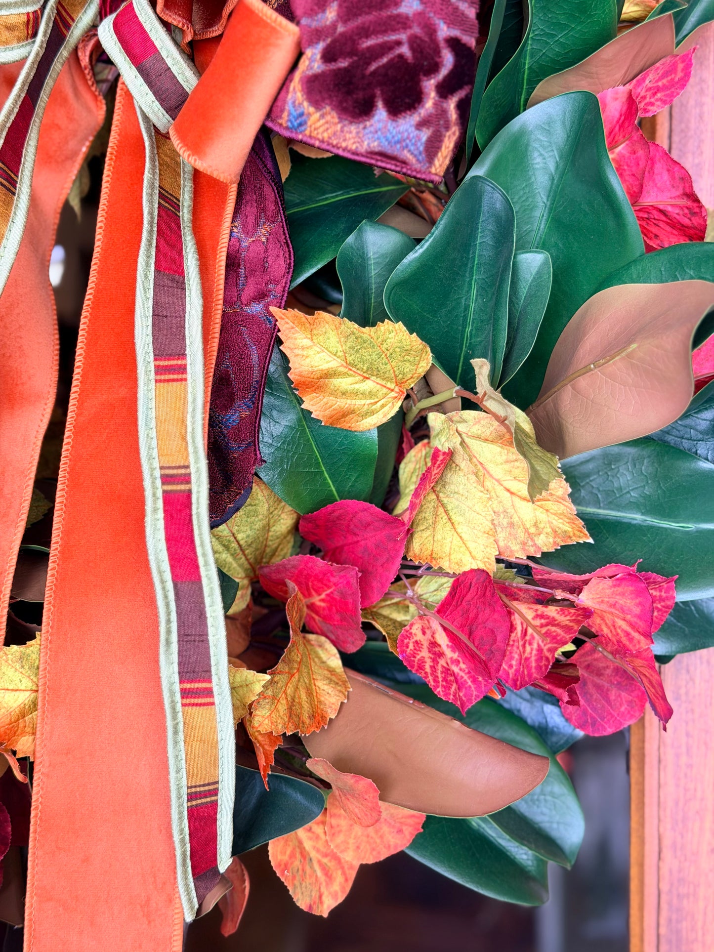 Autumn Afternoon Wreath & Bow