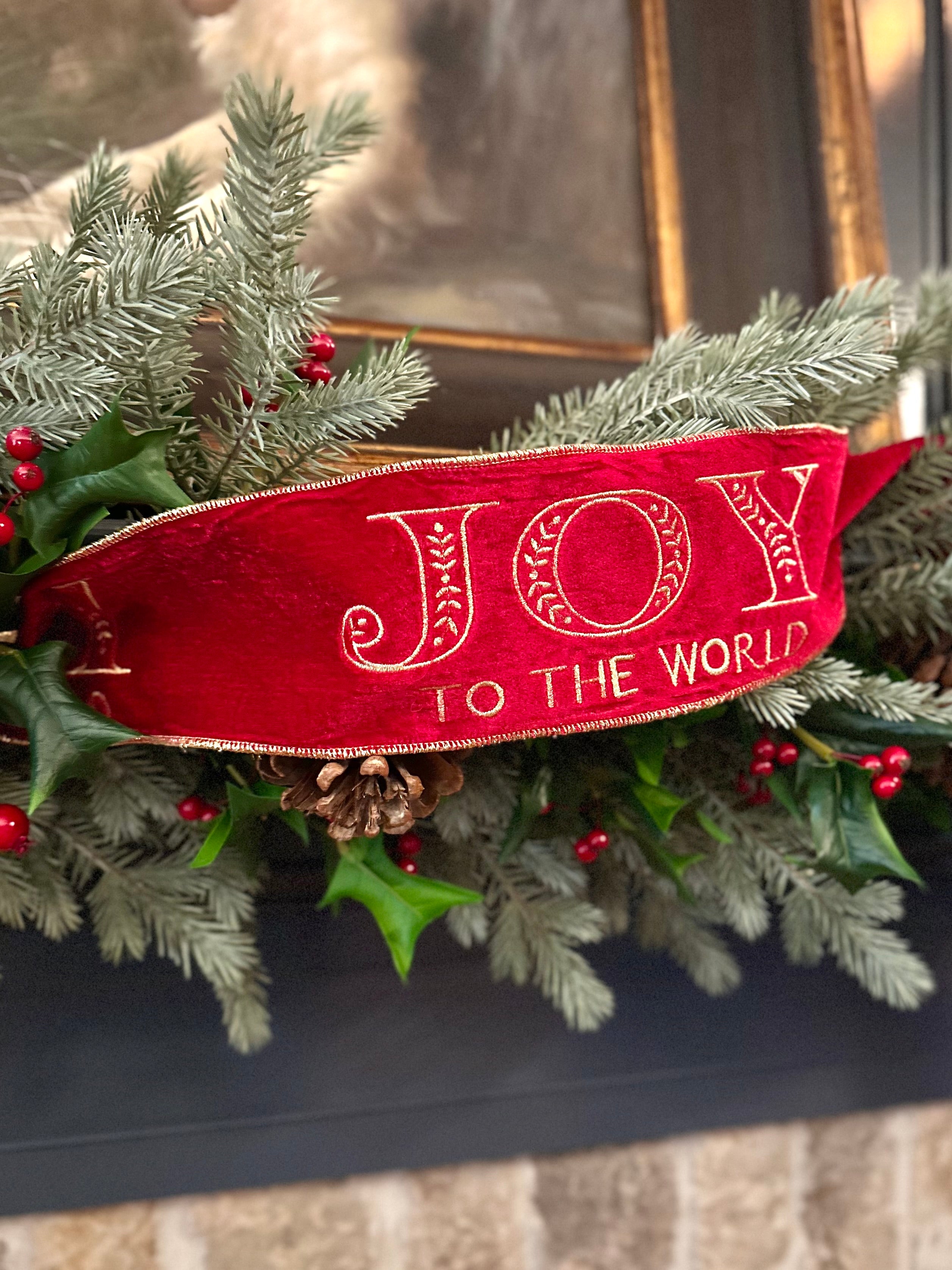 Joy to the World Ribbon Banner (2 Yards)