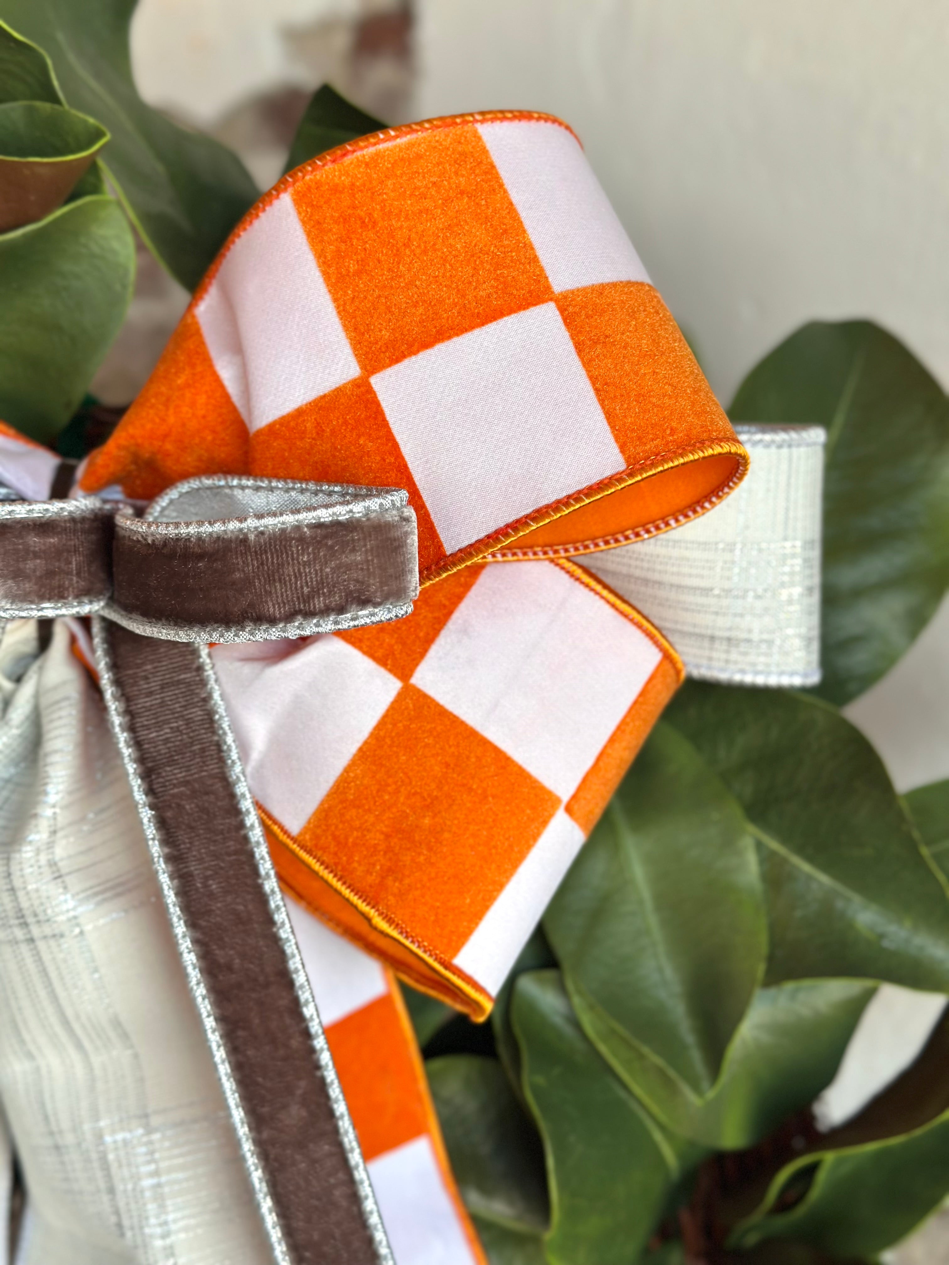 Tennessee/Go Vols! Embroidered Bow