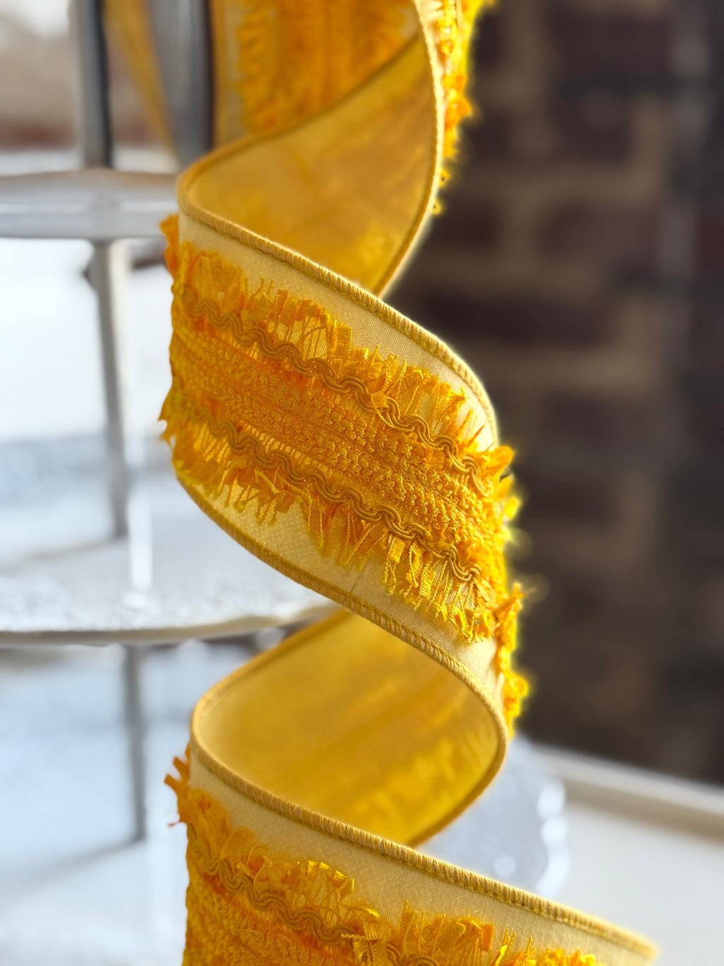 2.5” Luscious Ribbon, Yellow