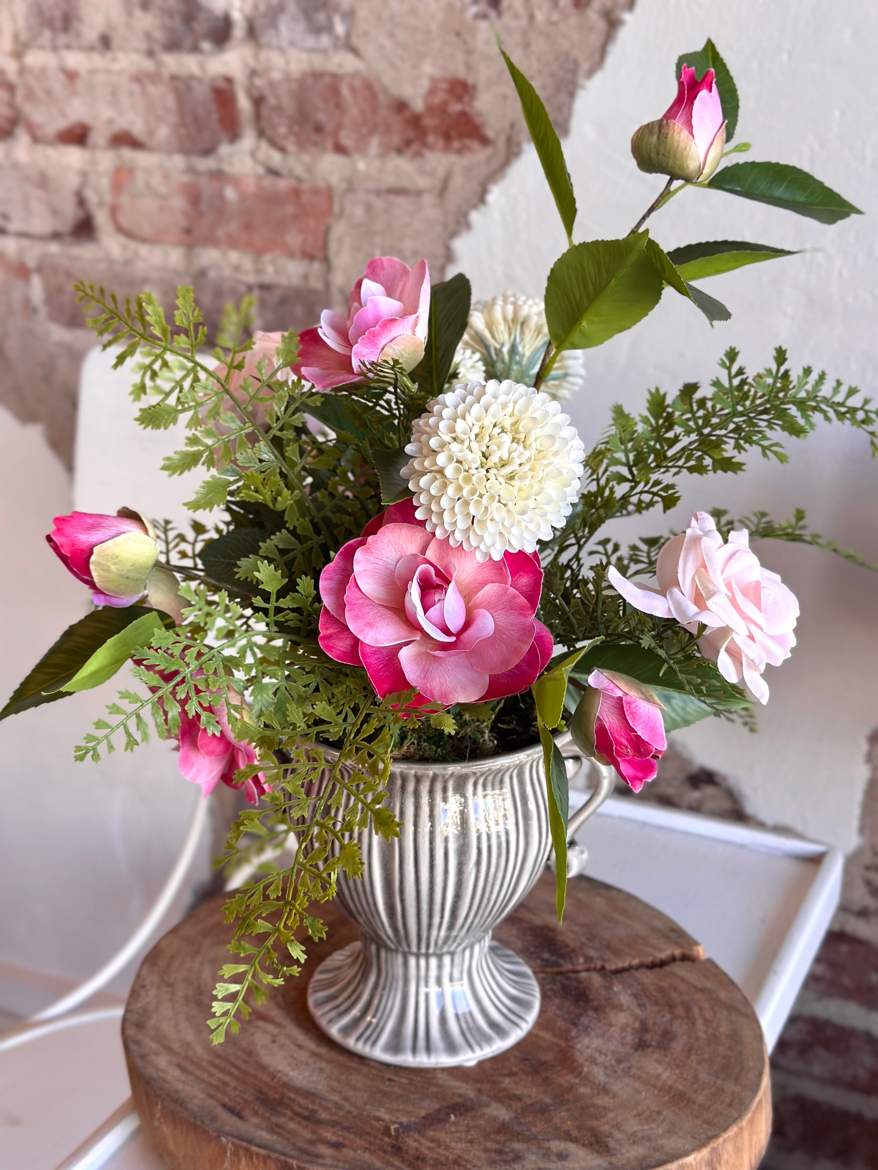 Camellias & Rose Arrangement