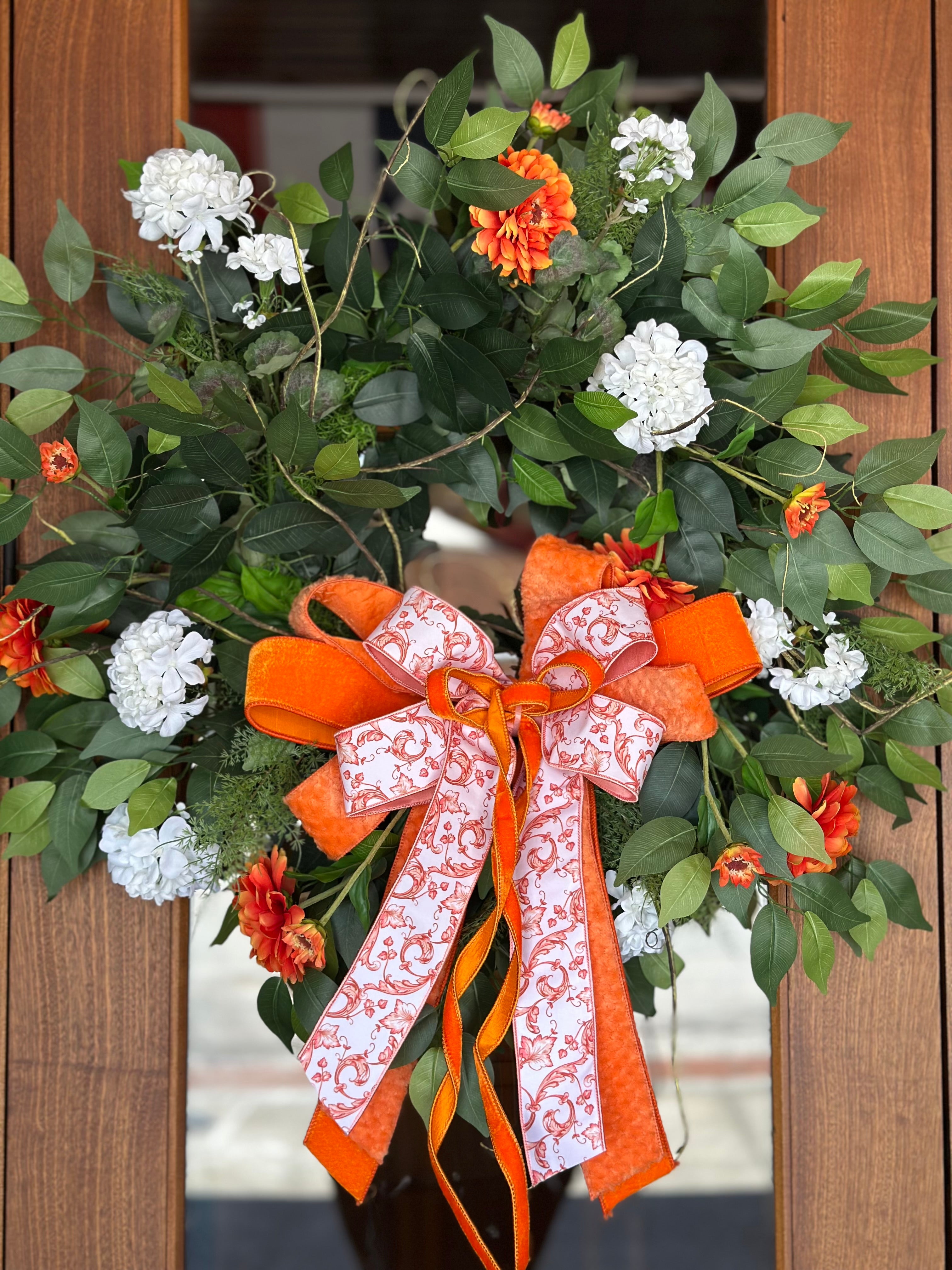 Betty with a Bow Wreath
