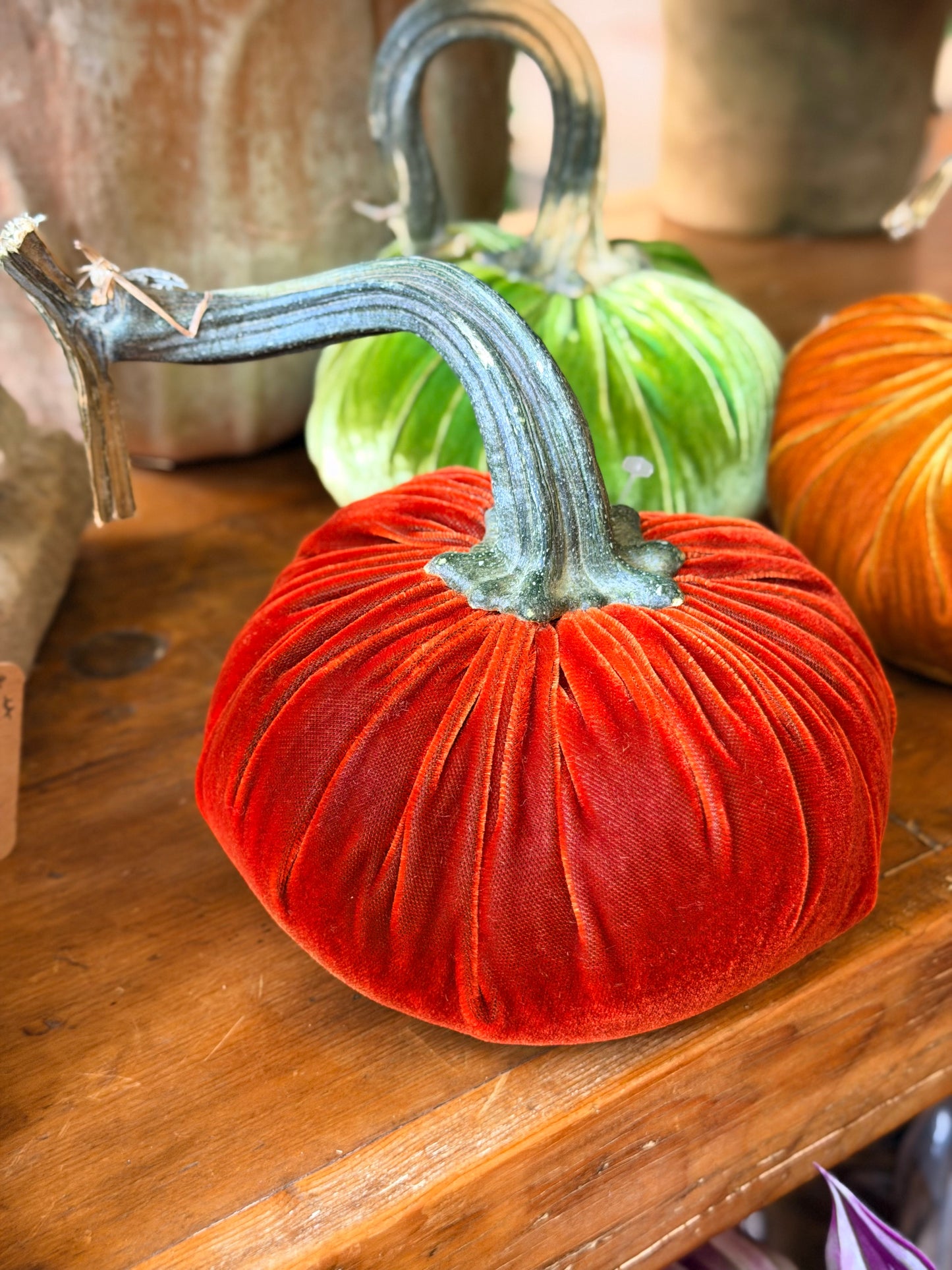 6" Velvet Pumpkin (Silk Options)