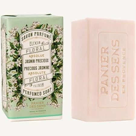 French Jasmine Natural Soap Bar with Olive Oil – 5oz
