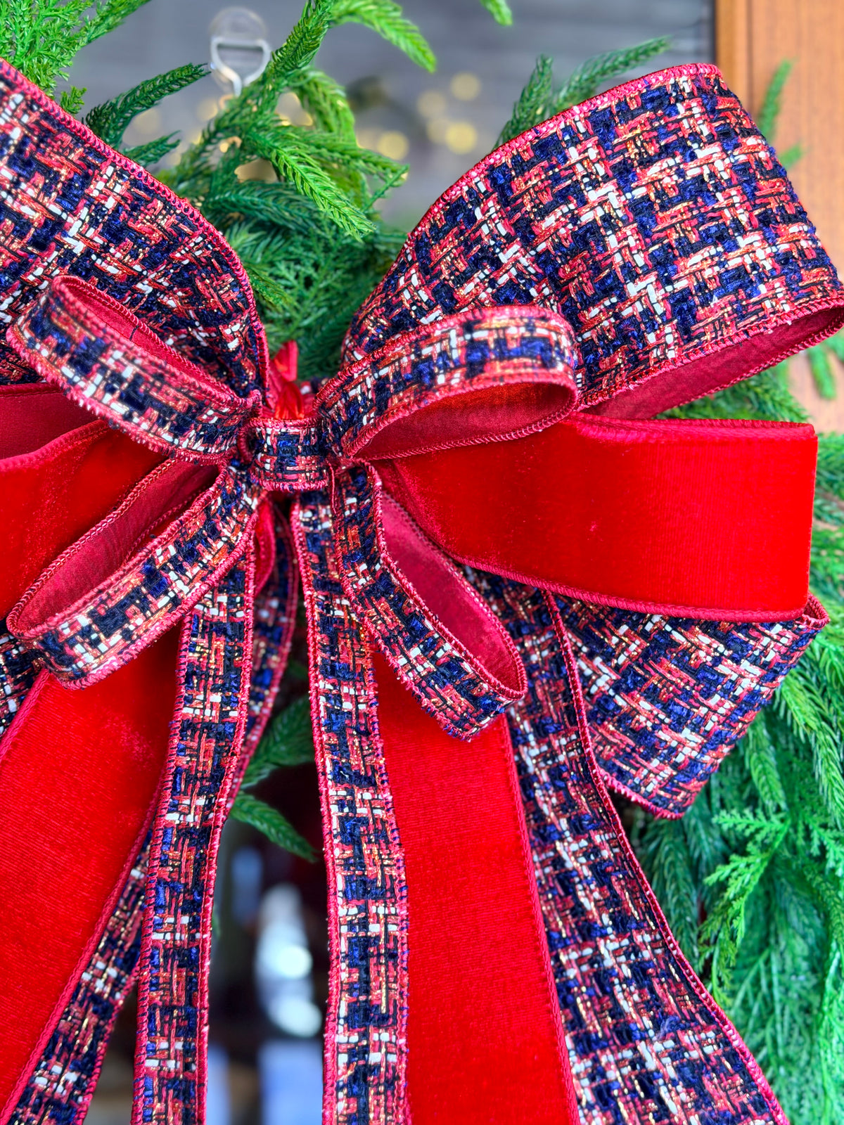 Merry Little Tweed Bow