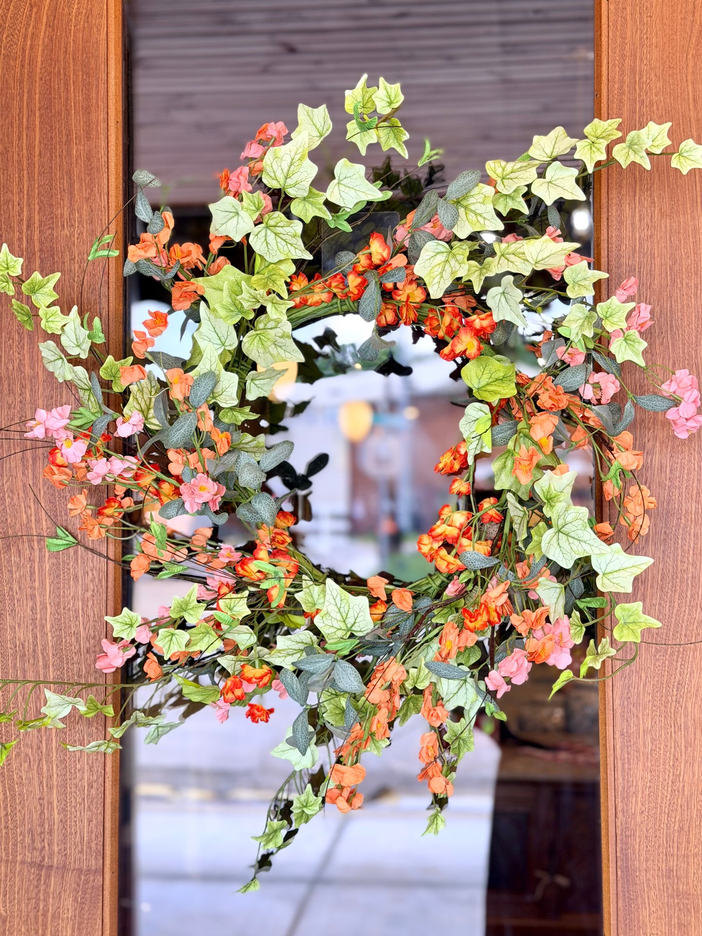 Garden Blossom with Ivy Wreath